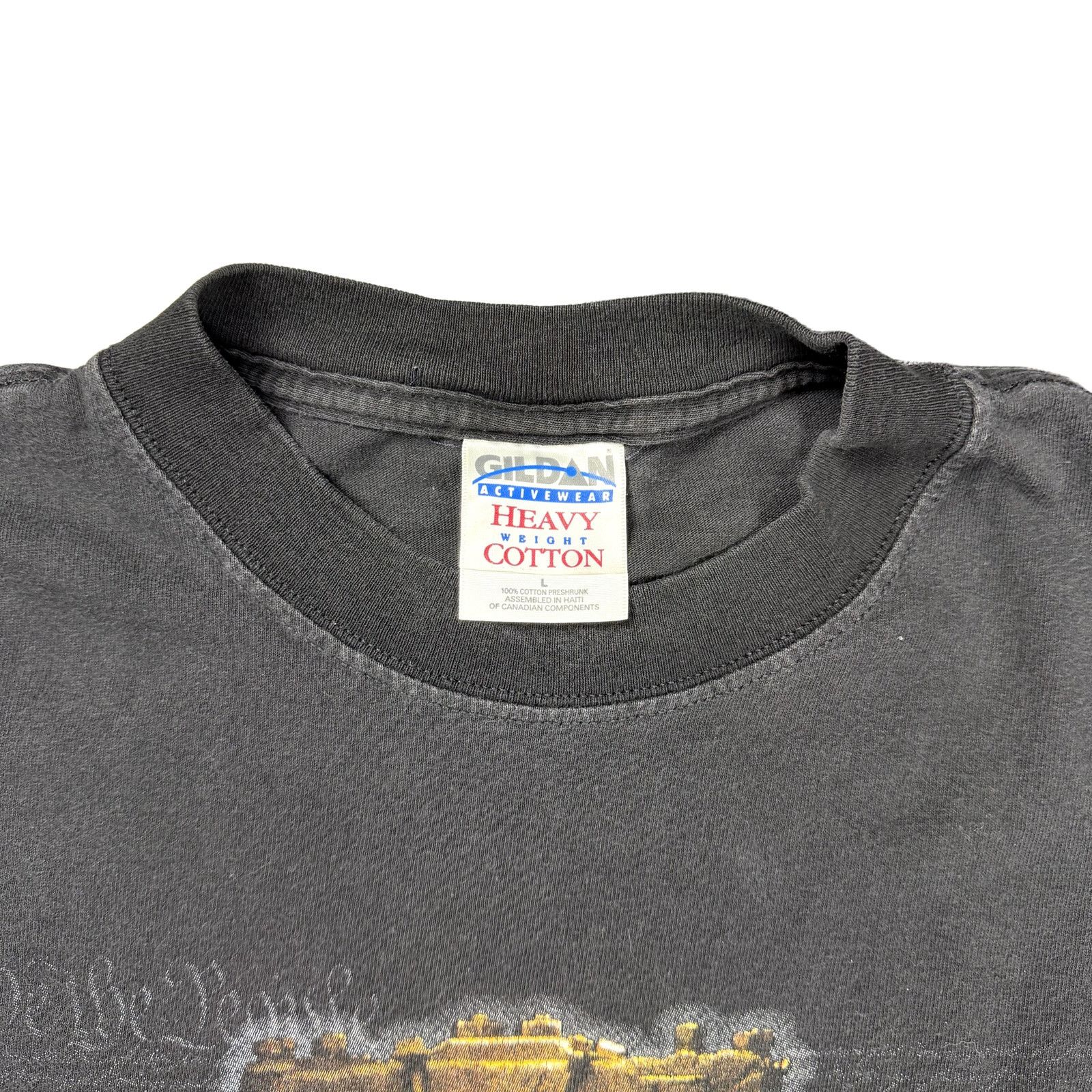 Gildan Vintage y2k Liberty Bell Philadelphia Tee Large Black Size US L / EU 52-54 / 3 - 5 Thumbnail