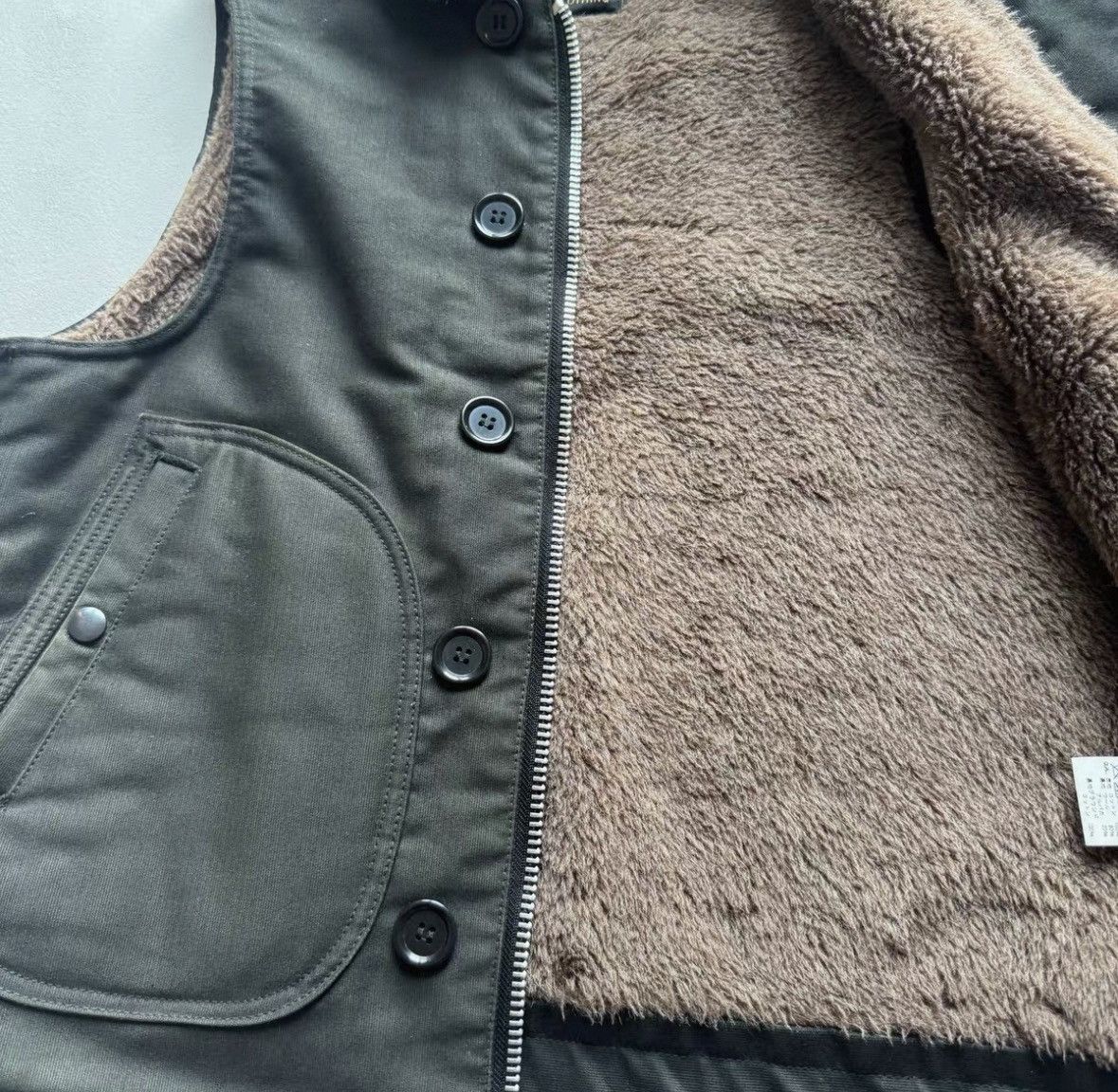 Iron Heart Iron Heart IHV-41 N-1 alpaca wool warm deck vest made in J Size US M / EU 48-50 / 2 - 4 Thumbnail