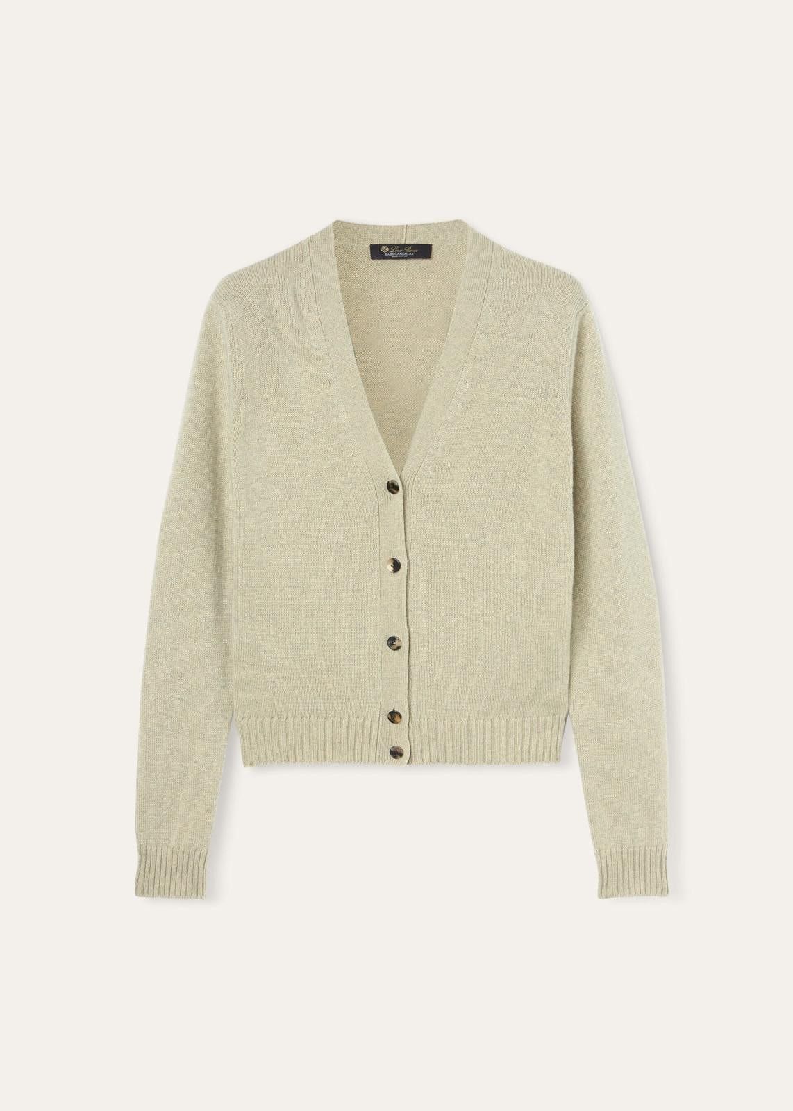 Loro Piana o1srvl11e0125 FAO1998 Parksville Cardigan in Light Green Size L / US 10 / IT 46 - 1 Thumbnail