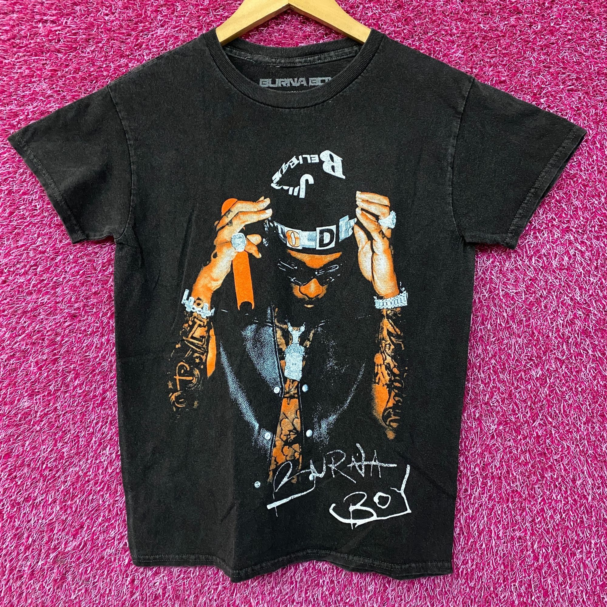 Rap Tees Burna Boy I Told Them Tour Graphic Design T-Shirt Extra Smal Size US XS / EU 42 / 0 - 1 Thumbnail