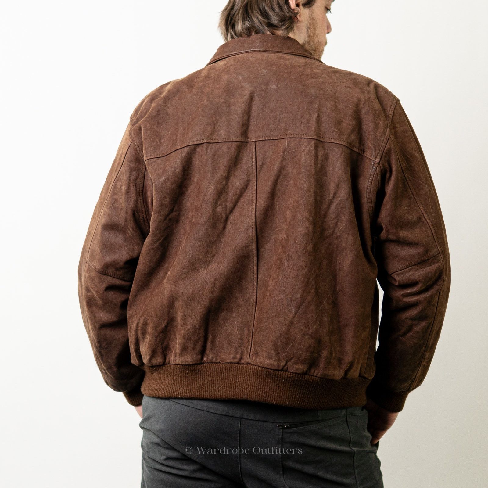 Vintage Vintage 90s Brown Leather Western Jacket - L Size US L / EU 52-54 / 3 - 3 Thumbnail