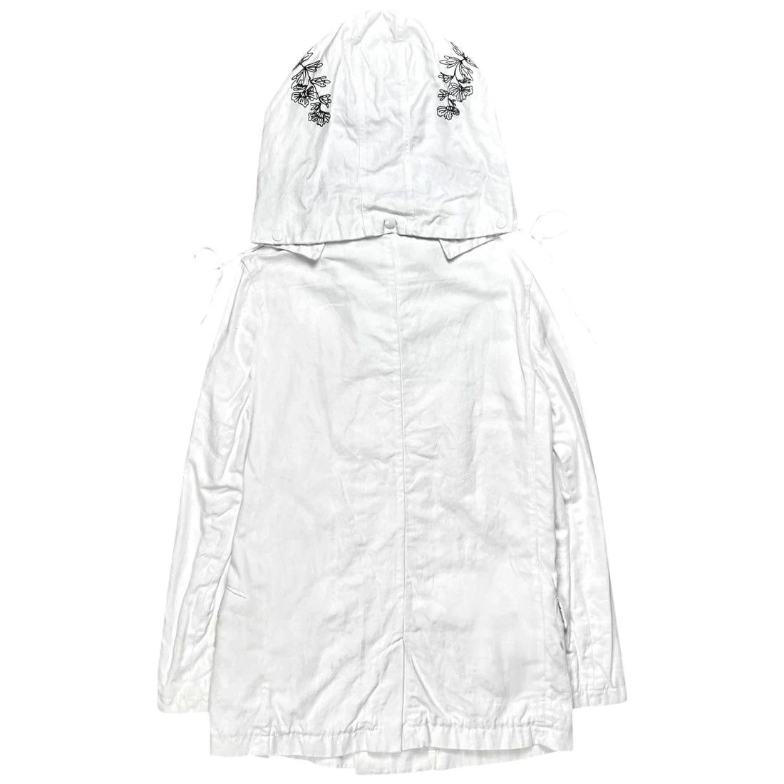 Ann Demeulemeester Ann Demeulemeester Hood Embroidered Field Jacket - SS14 Size US M / EU 48-50 / 2 - 3 Thumbnail