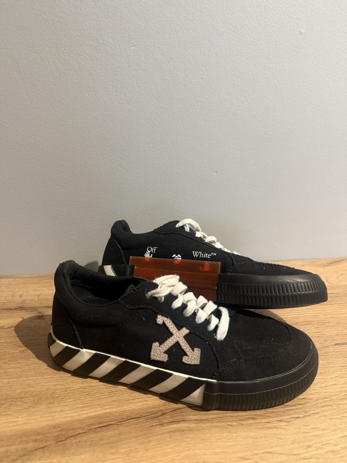 Off-White Off white vulc low top skate Size US 5.5 / EU 38 - 3 Thumbnail