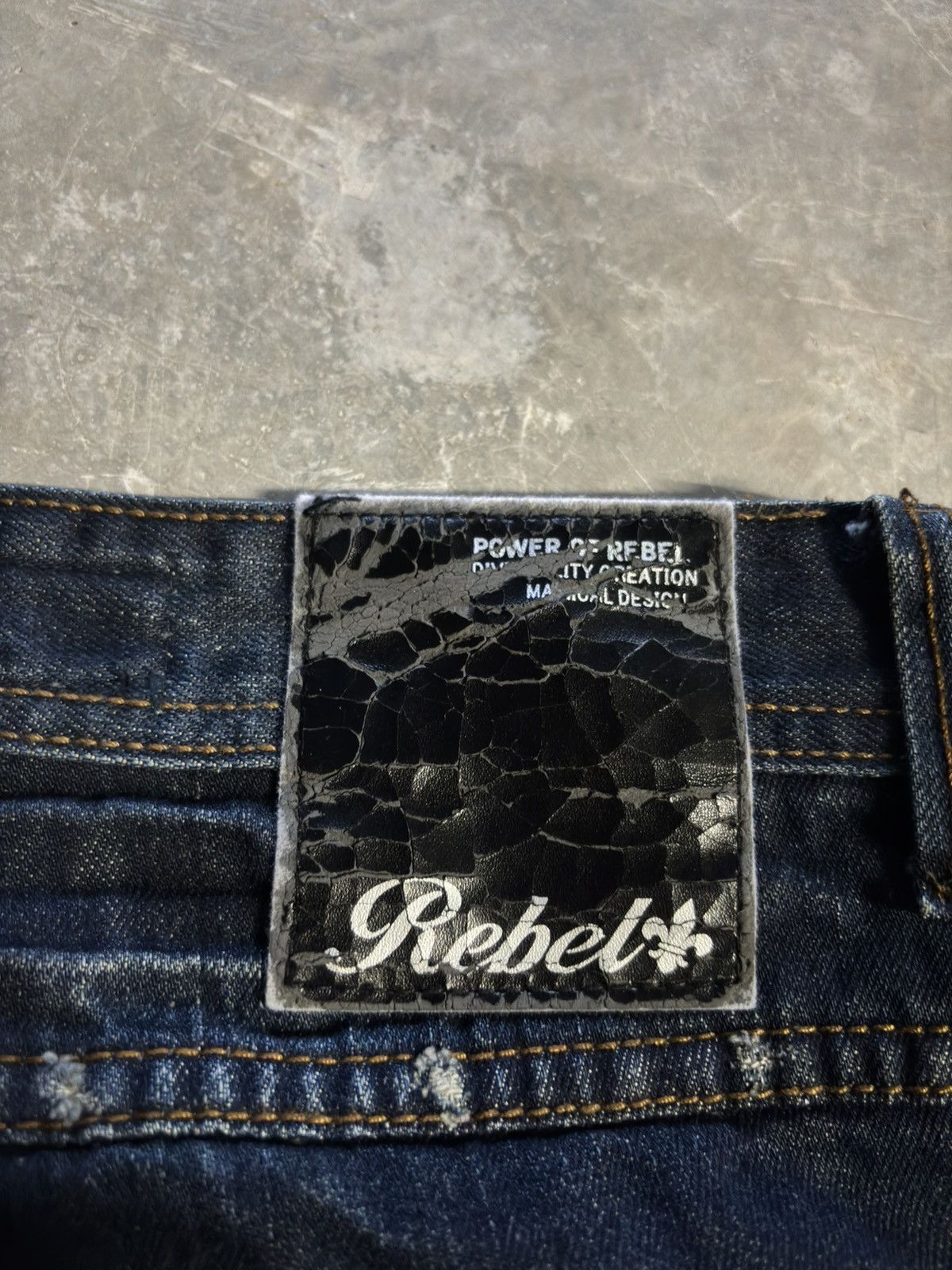 Tornado Mart BLACK REBEL distressed japanese punk whiskered washed grunge Size US 30 / EU 46 - 13 Thumbnail