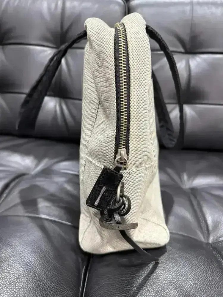 Vintage Prada 99AW Black Label Canvas Shoulder Bag