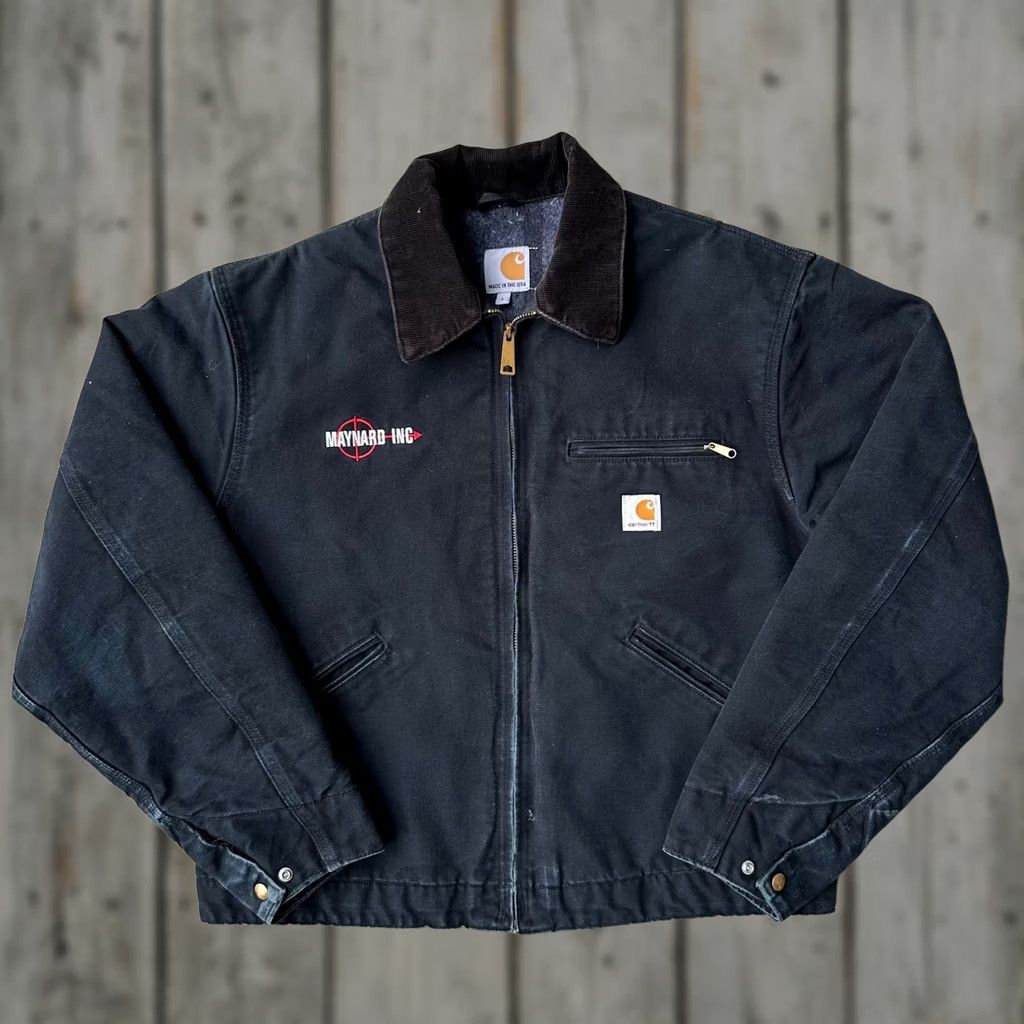 Carhartt × Vintage Vintage Carhartt Detroit jacket Black 90s