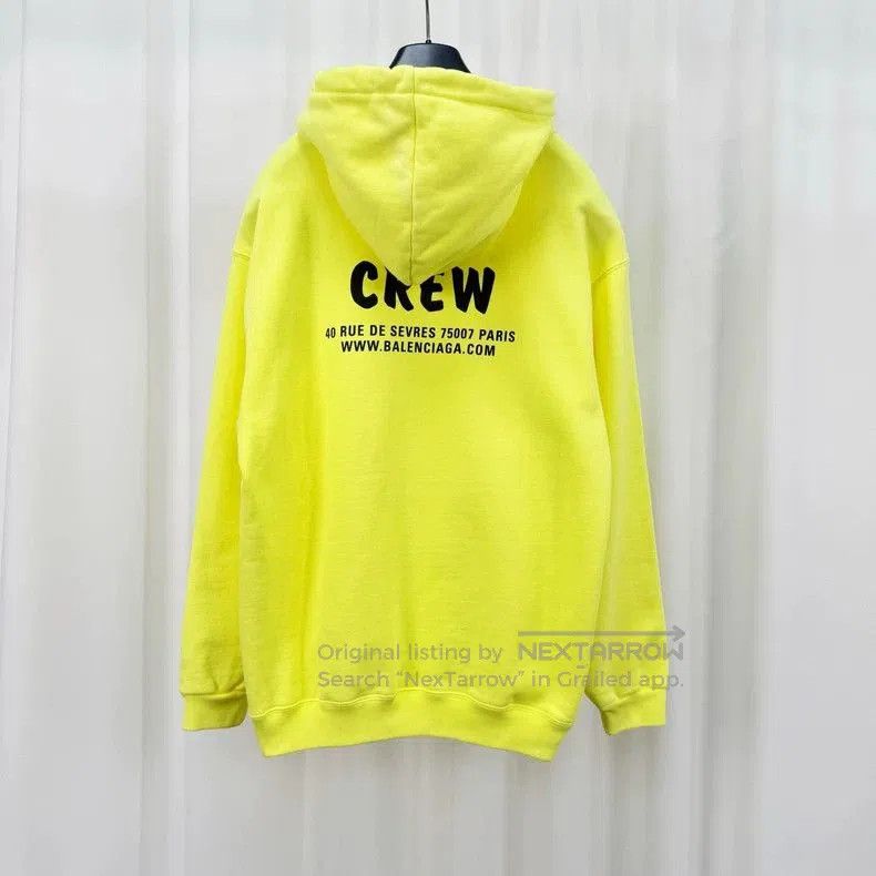 Balenciaga Balenciaga Crew Logo Print Hoodie. Size US XS / EU 42 / 0 - 2 Thumbnail