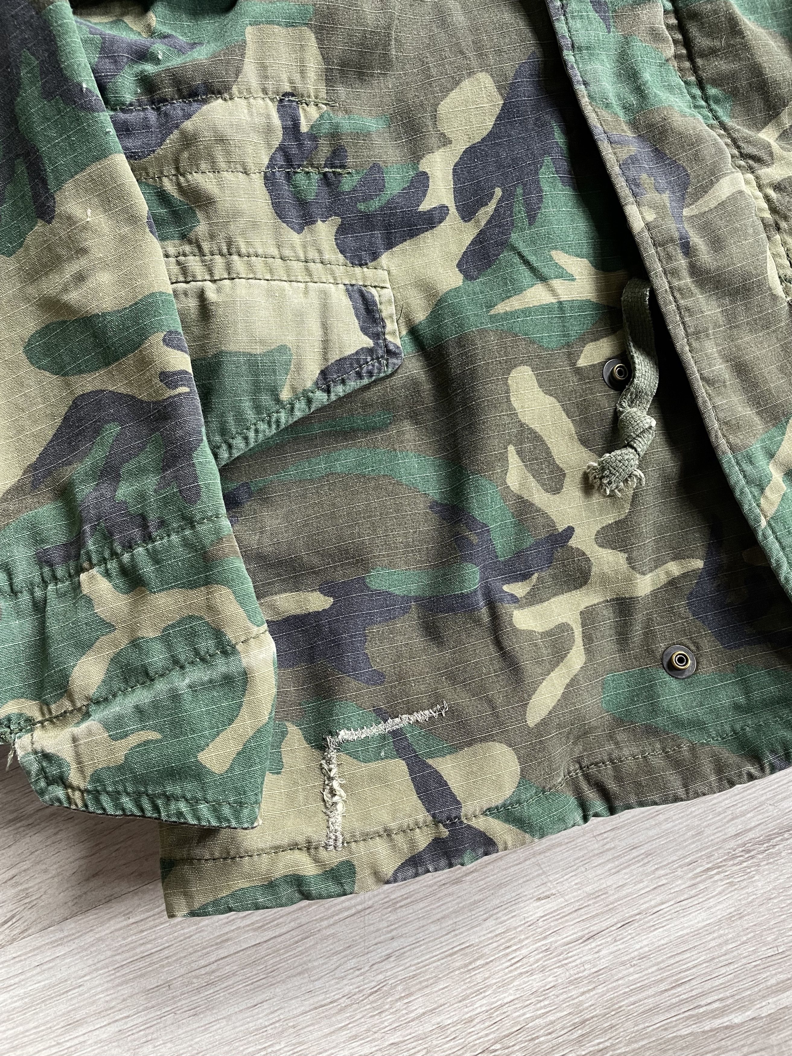 Alpha Industries Alpha Industries M65 USA Made Vintage 70s Camo Jacket 7364AC Size US S / EU 44-46 / 1 - 10 Thumbnail