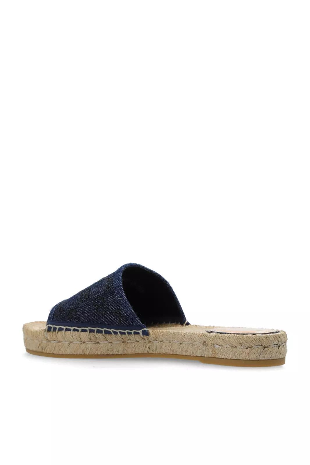 Gucci GUCCI Blue GG Denim Slide Sandals New & Authentic Size US 7.5 / IT 37.5 - 2 Thumbnail