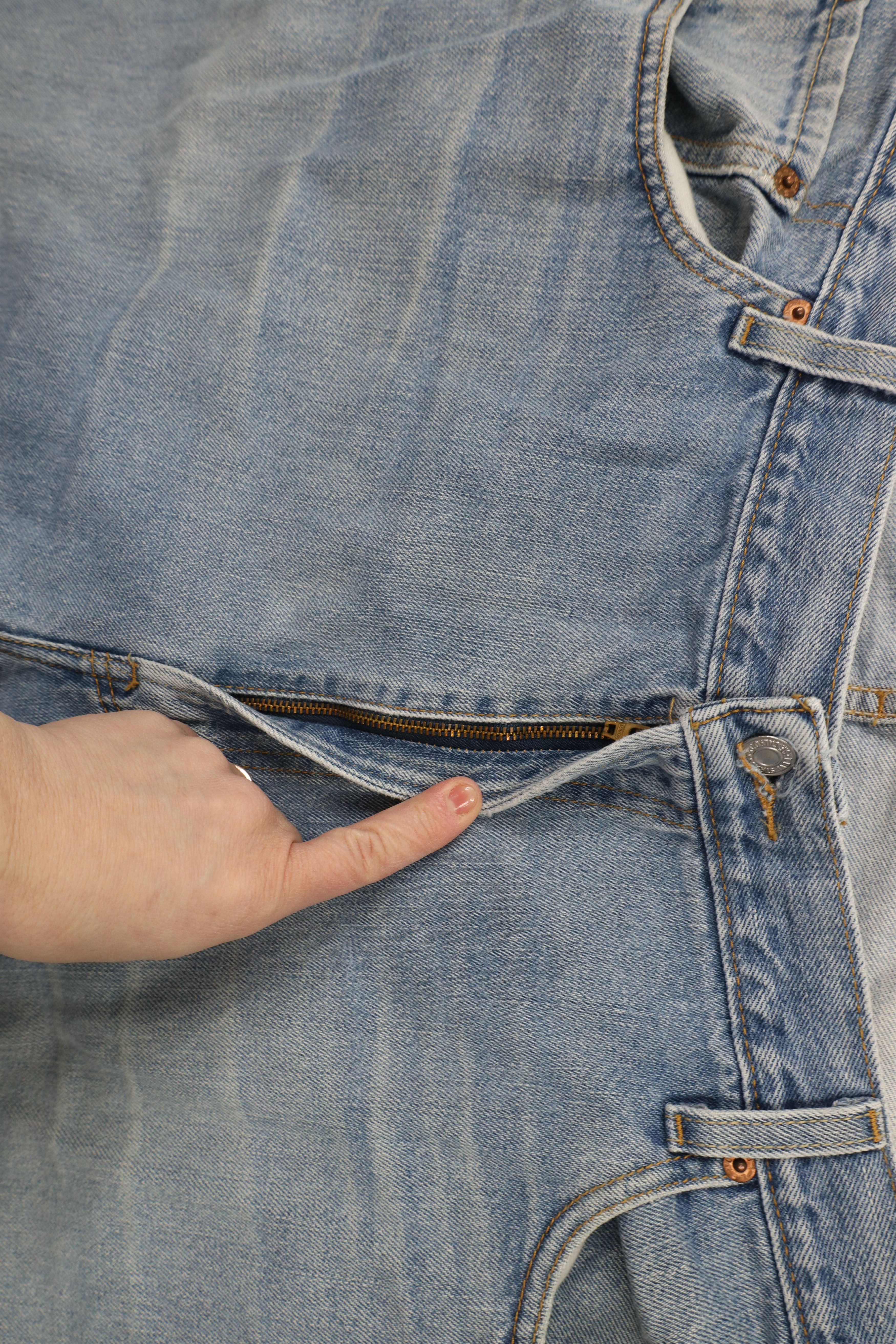 Levi's × Vintage Vintage Y2K 2004 Levis 550 Relaxed Fit Denim Jeans Blue Size US 44 / EU 60 - 7 Thumbnail