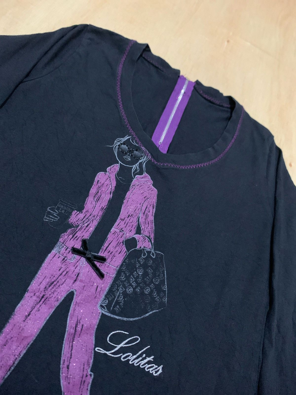 Hysteric Glamour × If Six Was Nine × Japanese Brand Y2k Lolita&Lolos Zipper Longsleeve Size US M / EU 48-50 / 2 - 3 Thumbnail