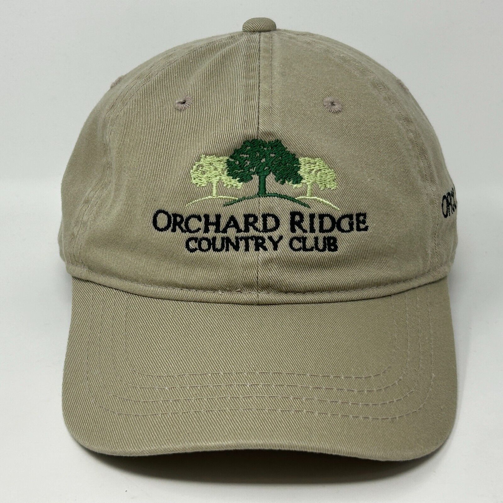 Other Orchard Ridge Country Club Caddie Hat Baseball Cap Beige Size ONE SIZE - 1 Thumbnail