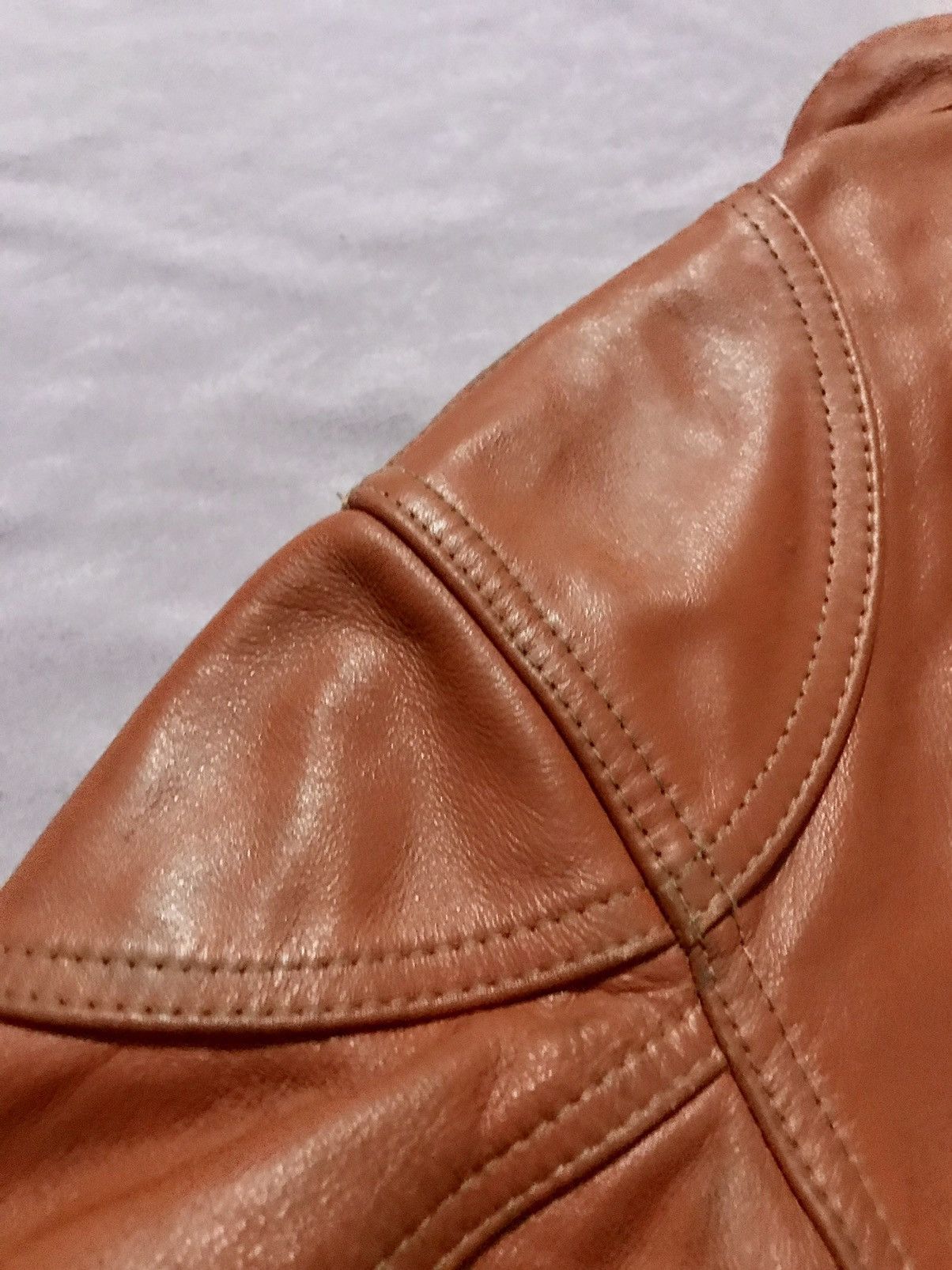 Belstaff BELSTAFF THICK FULL GRAIN VEG TANNED LEATHER JACKET Size US S / EU 44-46 / 1 - 16 Thumbnail
