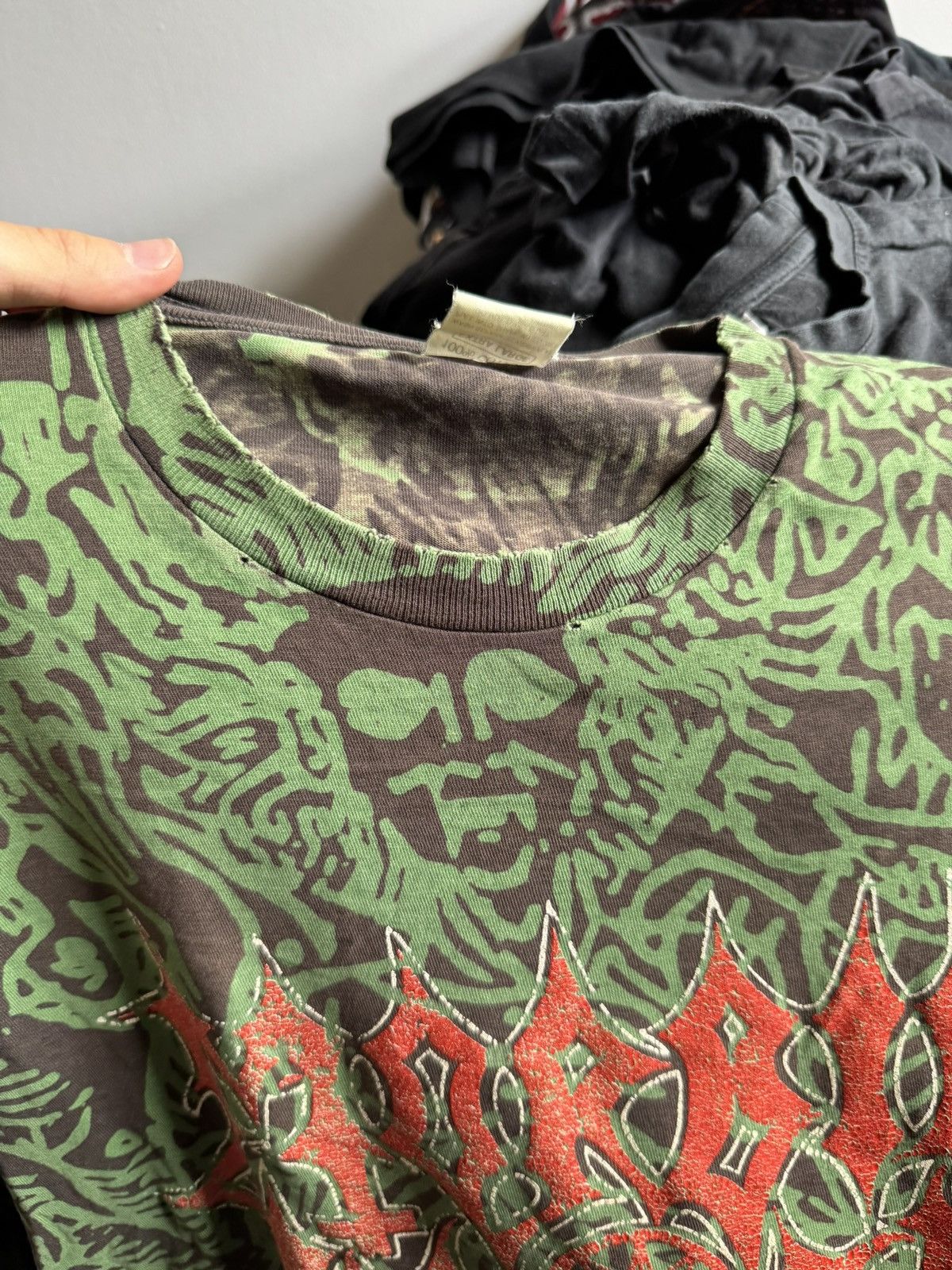 Vintage Rare Vintage 90s Morbid Angel Abominations Metal Band Tshirt Size US XL / EU 56 / 4 - 20 Thumbnail