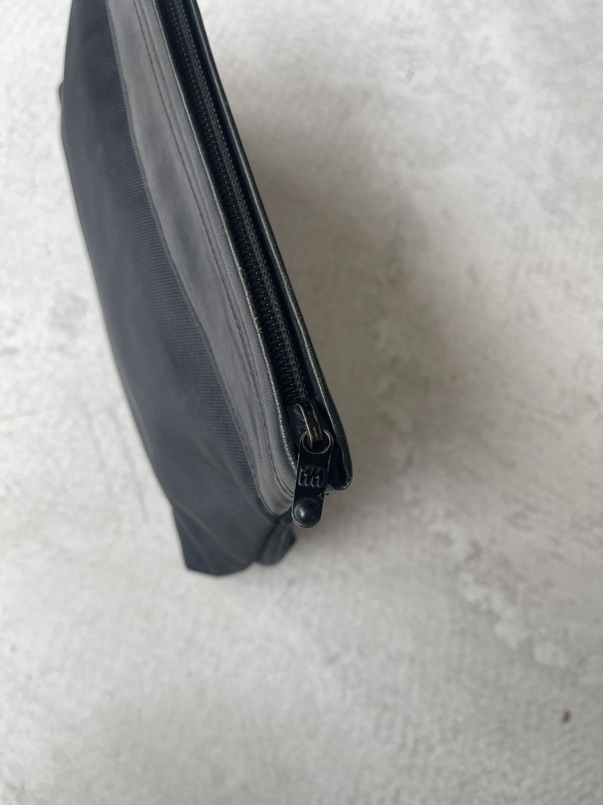 Issey Miyake Issey Miyake Leather Panel Zip Pouch Size ONE SIZE - 7 Thumbnail
