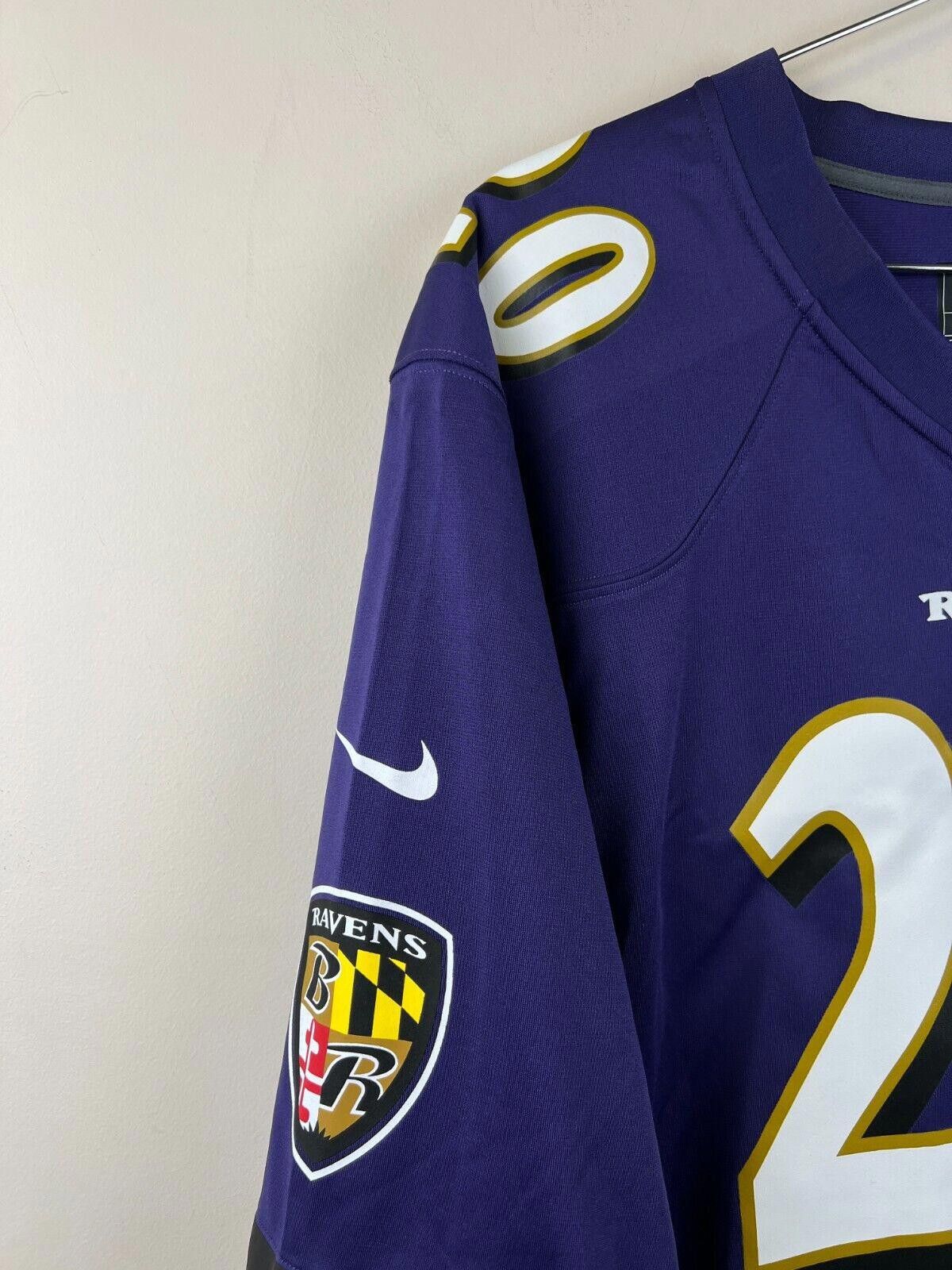 Nike Baltimore Ravens Ed Reed #20 Nike Game Jersey Men’s XL Size ONE SIZE - 9 Thumbnail