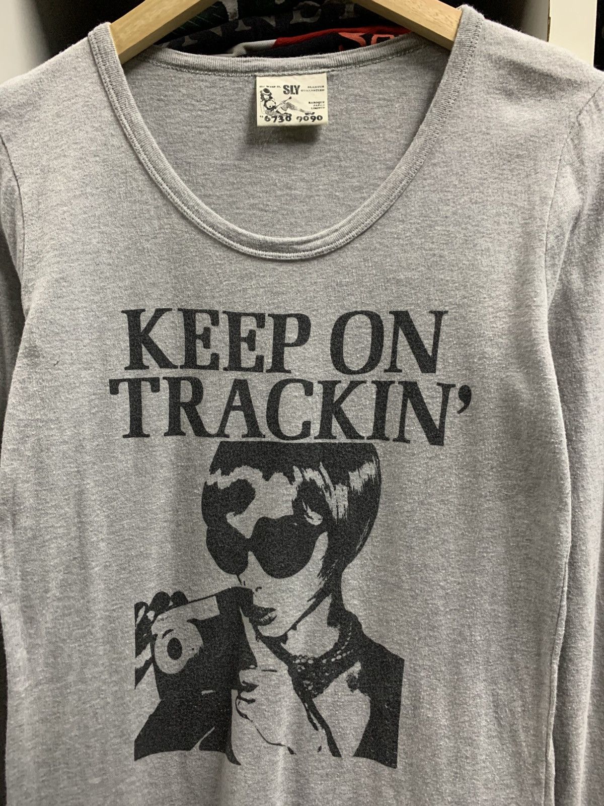 Japanese Brand × Sly Guild SLY “Keep on Trackin” Shirt Size S / US 4 / IT 40 - 3 Thumbnail