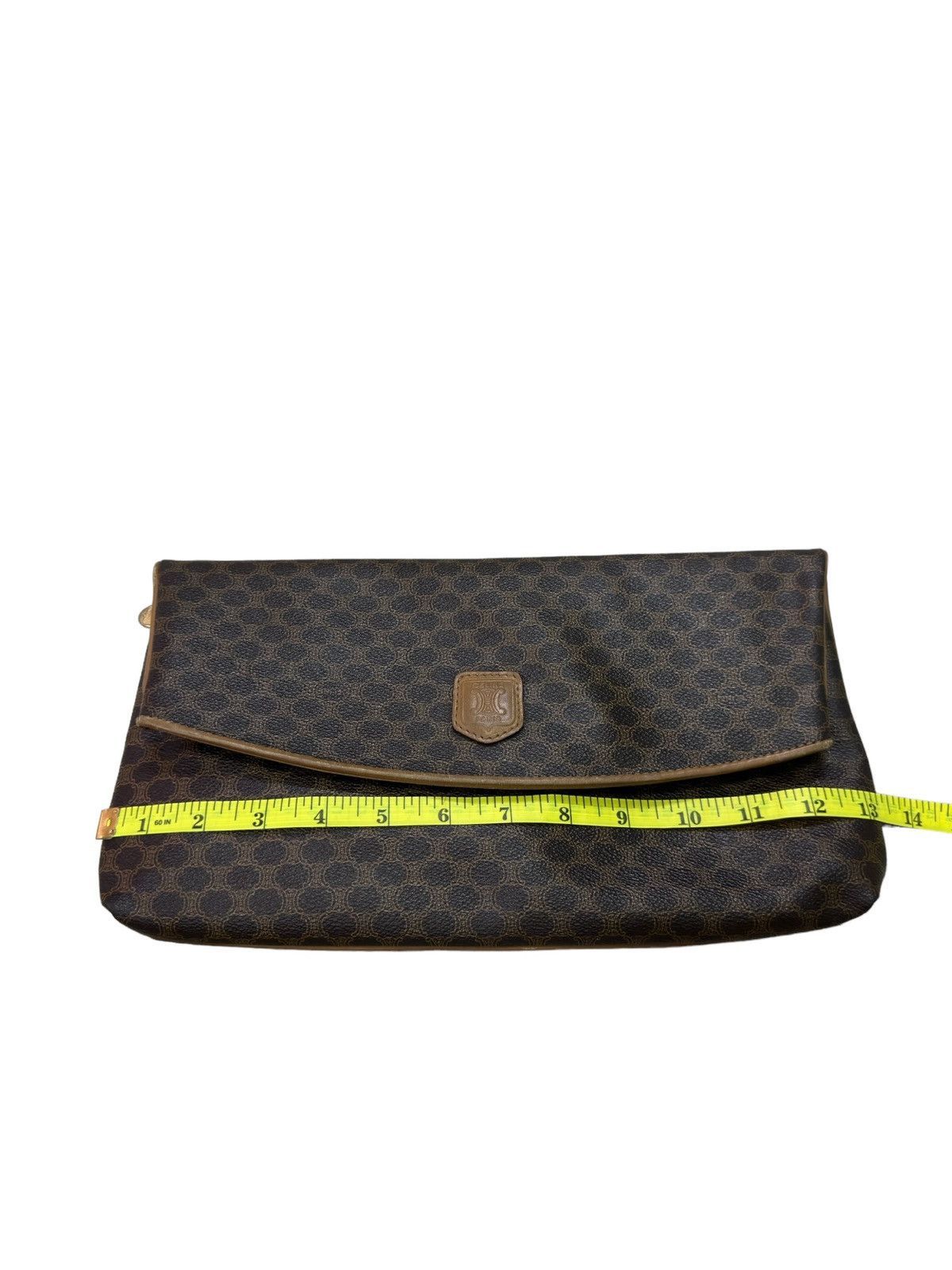 Celine × Vintage AUTHENTIC VINTAGE CELINE MACADAM CLUTCH BAG Size ONE SIZE - 20 Thumbnail