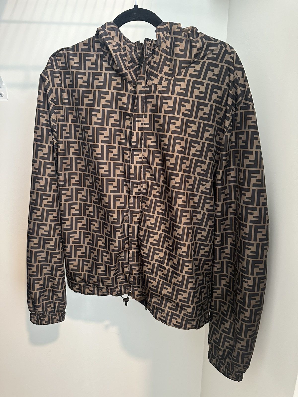 Fendi Reversible Zucca Monogram FF Track Jacket