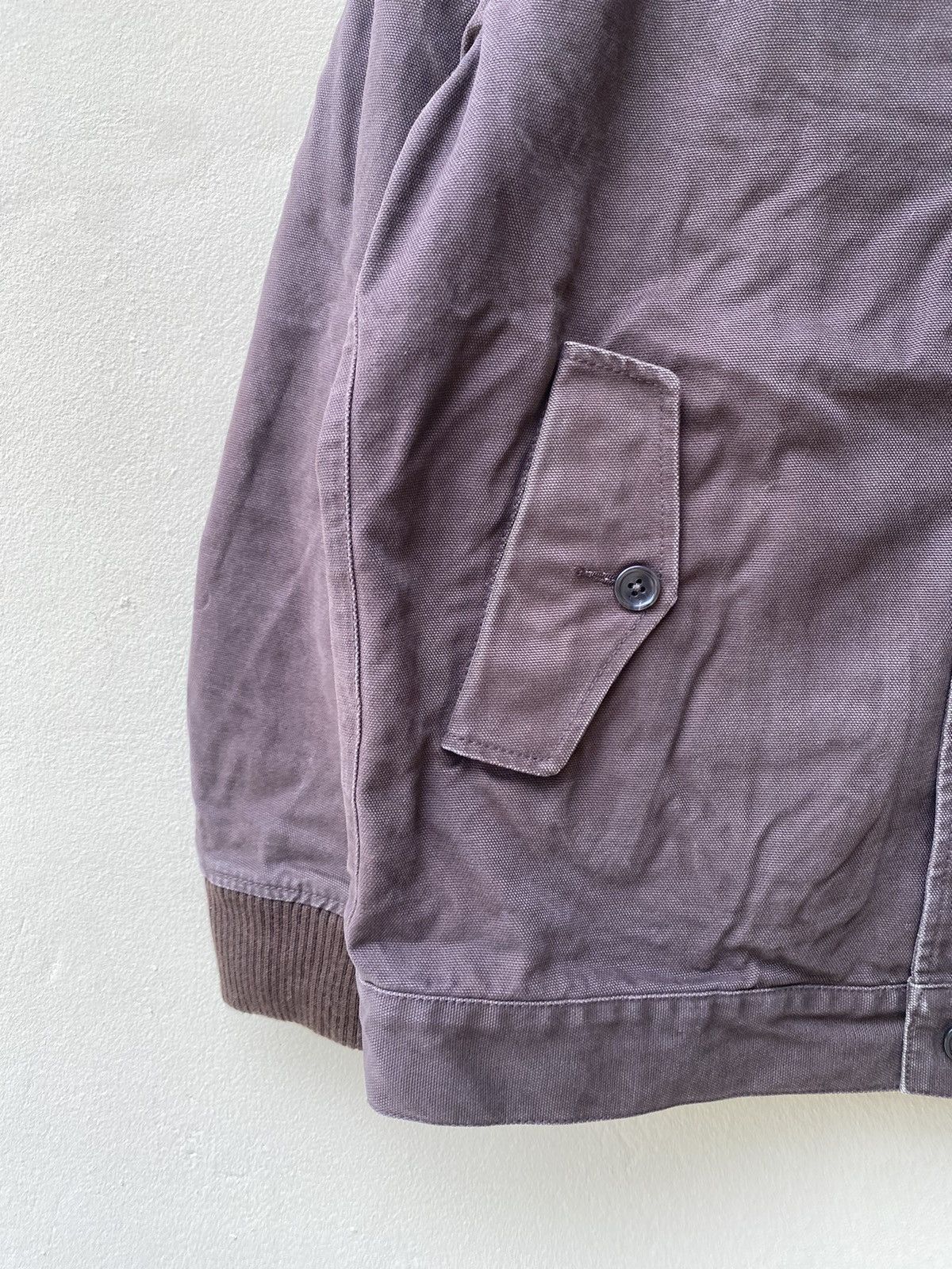 Japanese Brand × United Arrows × Vintage RARE VINTAGE UNITED ARROWS DUCK KANVAS JACKET FADED BROWN Size US M / EU 48-50 / 2 - 6 Thumbnail