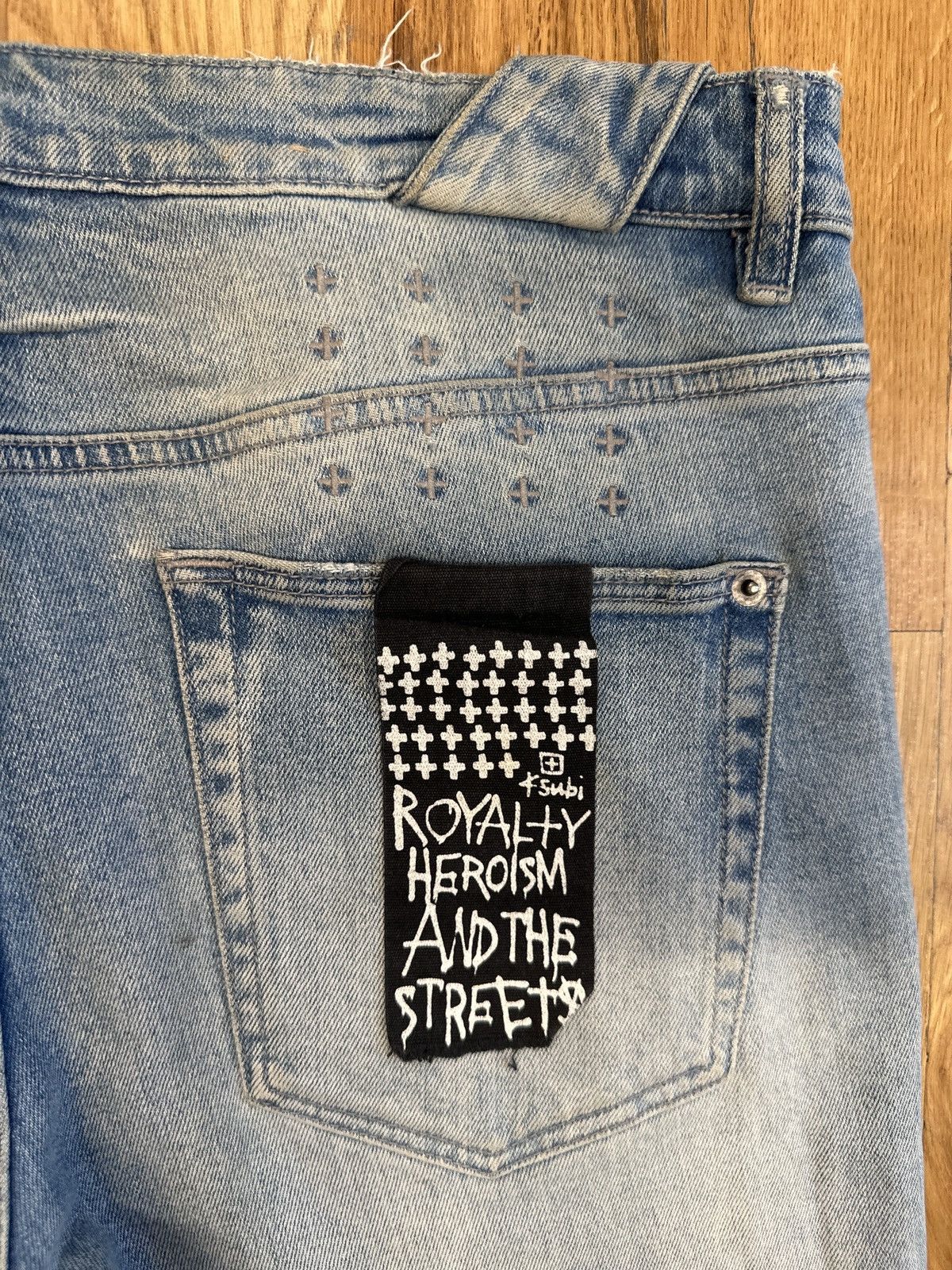 Ksubi Ksubi Plain Blue Denim Jeans Sz 33 Size US 33 - 4 Thumbnail