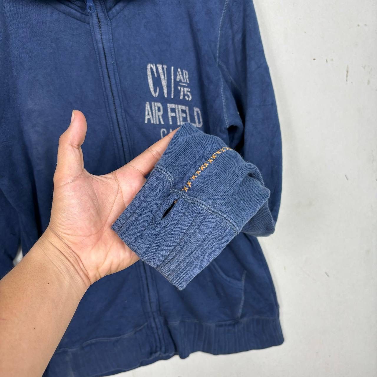 Avirex Thrashed Avirex Aerodrome Hoodie Military ERD Grunge Size US M / EU 48-50 / 2 - 6 Thumbnail