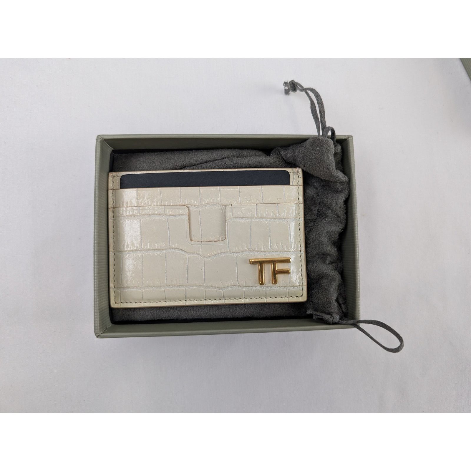 Tom Ford o1rshd1 Size: OS / Card Holder in Ivory Size ONE SIZE - 1 Thumbnail