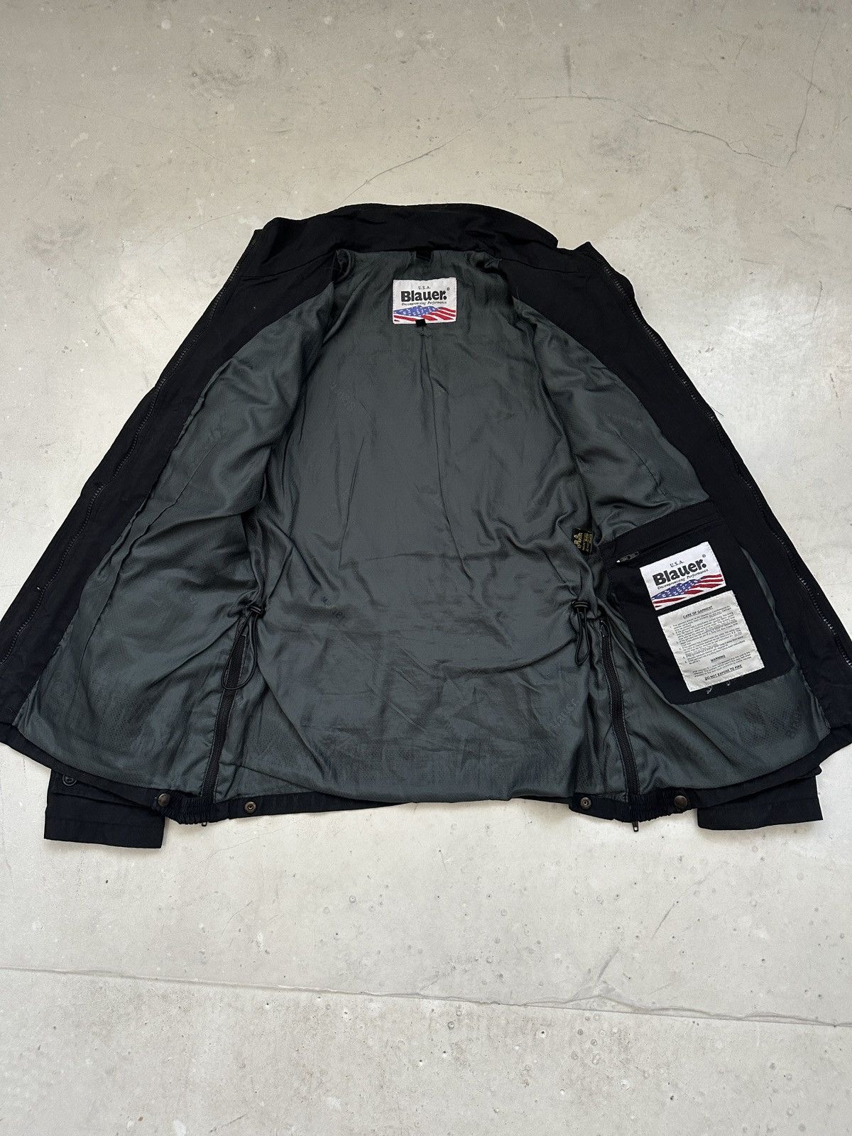 Other Blauer USA Military field nylon jacket reflective collar Y2K Size US M / EU 48-50 / 2 - 9 Thumbnail