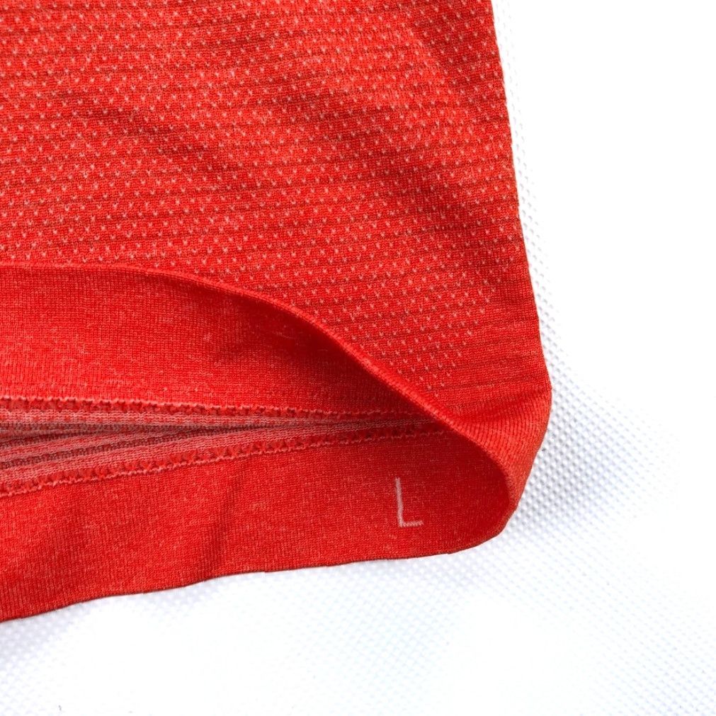 Lululemon Lululemon Metal Vent Tech Polo Shirt Men L Orange Athletic Breathable Moisture Wicking Raglan Sleeve Golf Gym Running Short Sleeve Polo 90s? Size US L / EU 52-54 / 3 - 4 Thumbnail