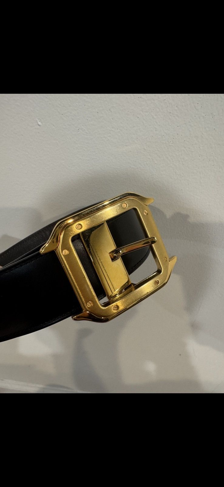 Cartier Cartier reversible santos belt Size 32 - 13 Thumbnail
