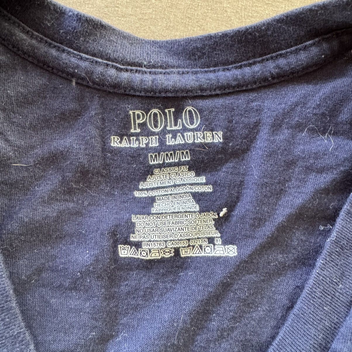 Polo Ralph Lauren × Vintage Polo Ralph Lauren Classic V-Neck Tee Size US M / EU 48-50 / 2 - 3 Thumbnail
