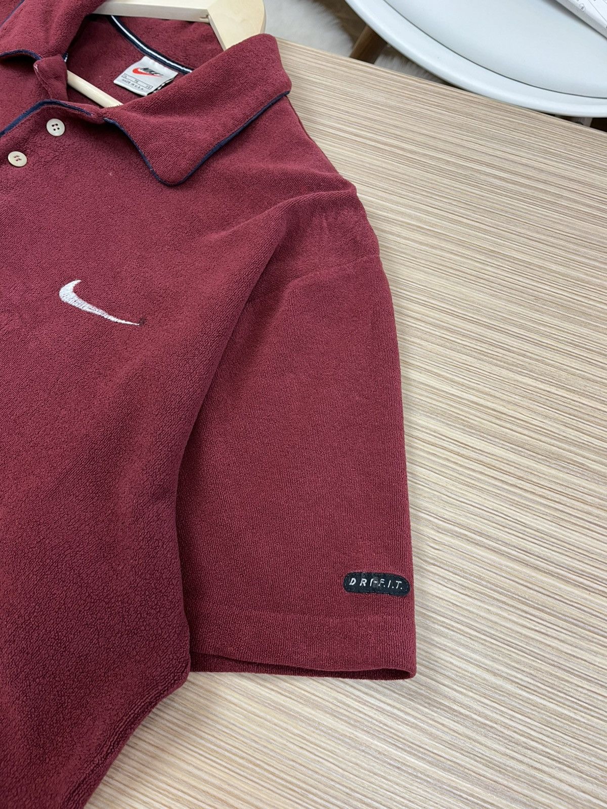Nike × Vintage Nike Tennis Court Vintage Polo T-Shirt 90s Size US XL / EU 56 / 4 - 6 Thumbnail