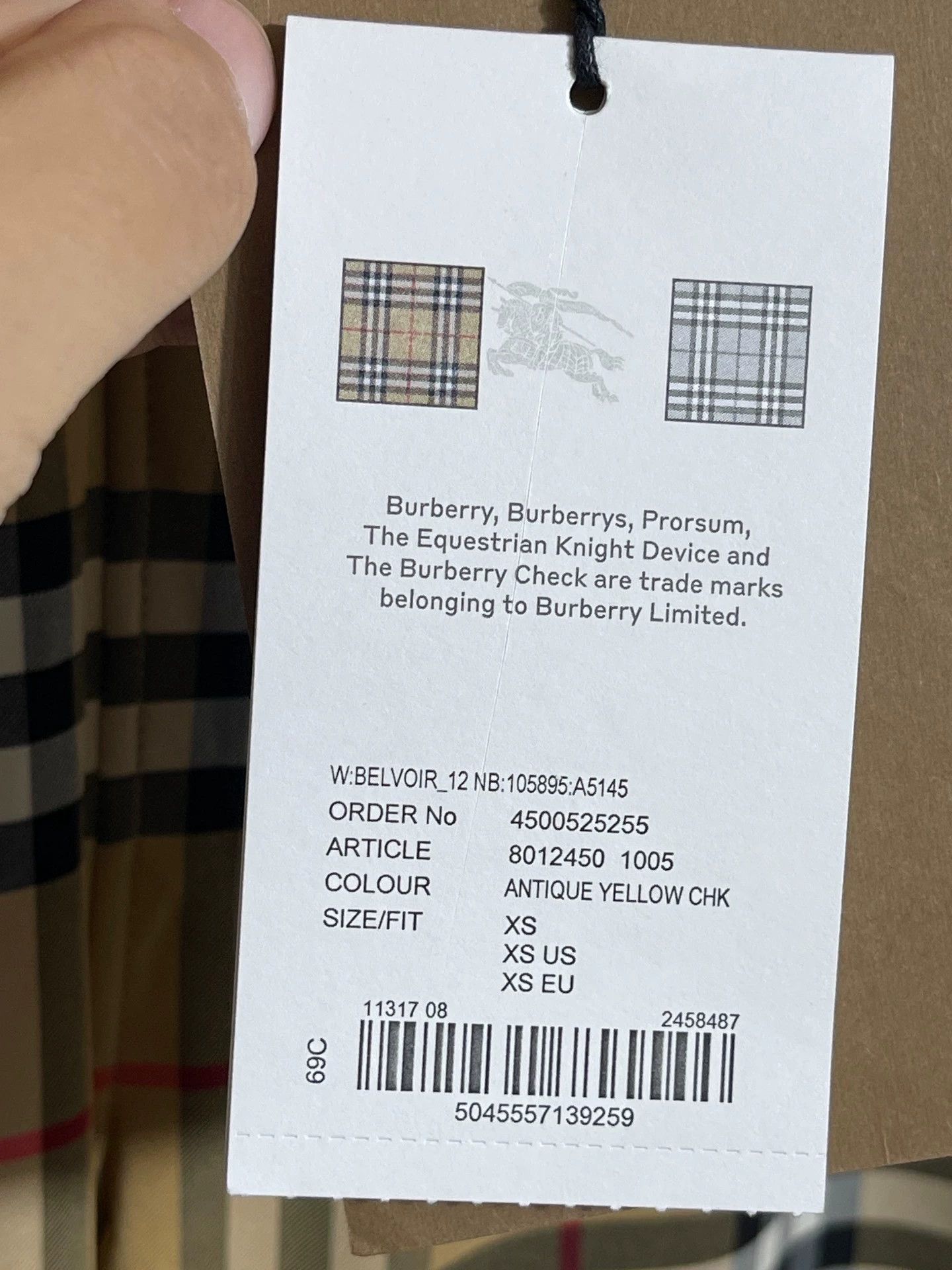 Burberry Burberry Leggings XS new with tags classic check Size 25" / US 0 / IT 36 - 7 Thumbnail