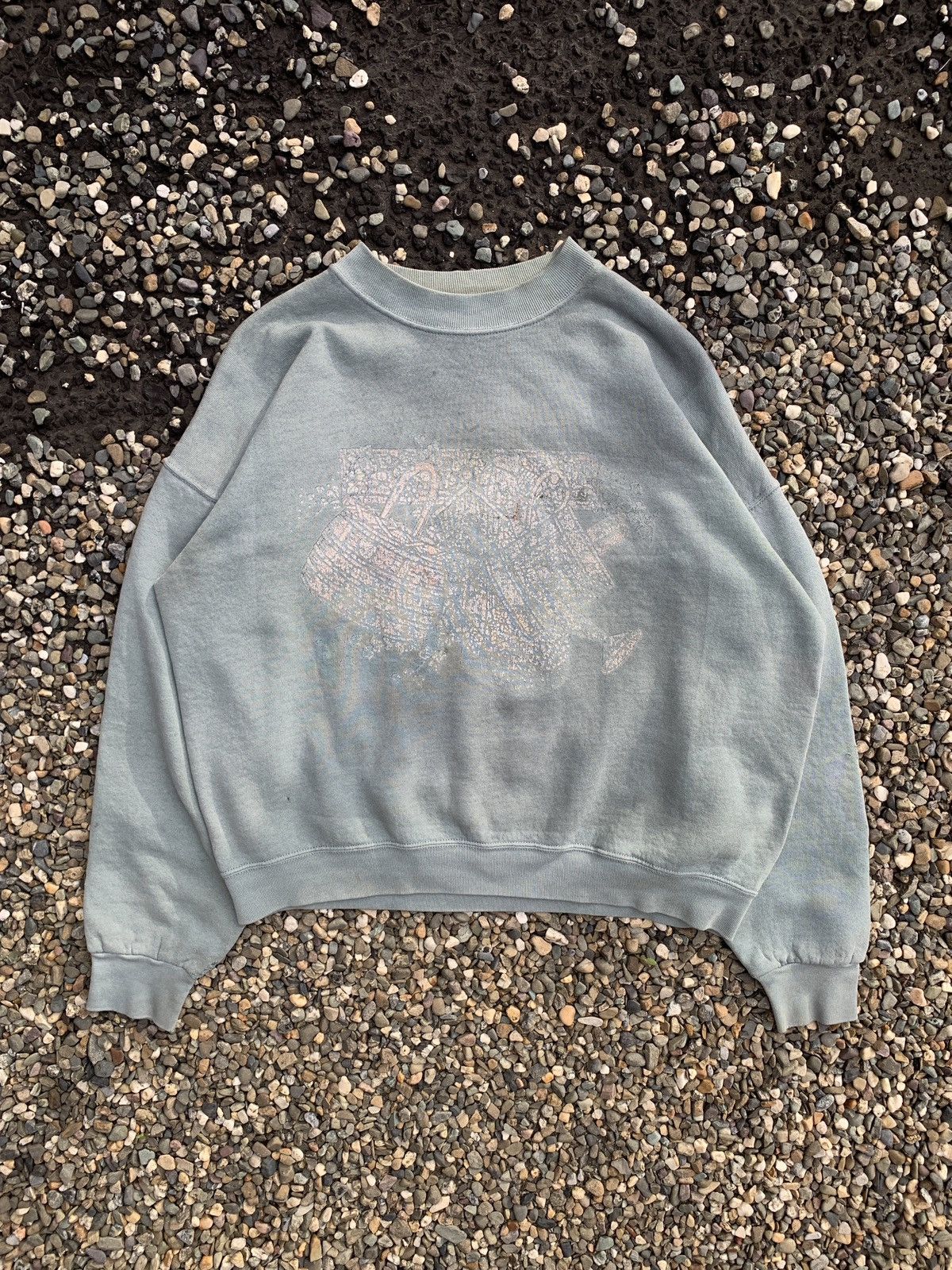 Vintage Vintage Tease Sportswear Distressed Crewneck Sweatshirt Size US L / EU 52-54 / 3 - 1 Thumbnail