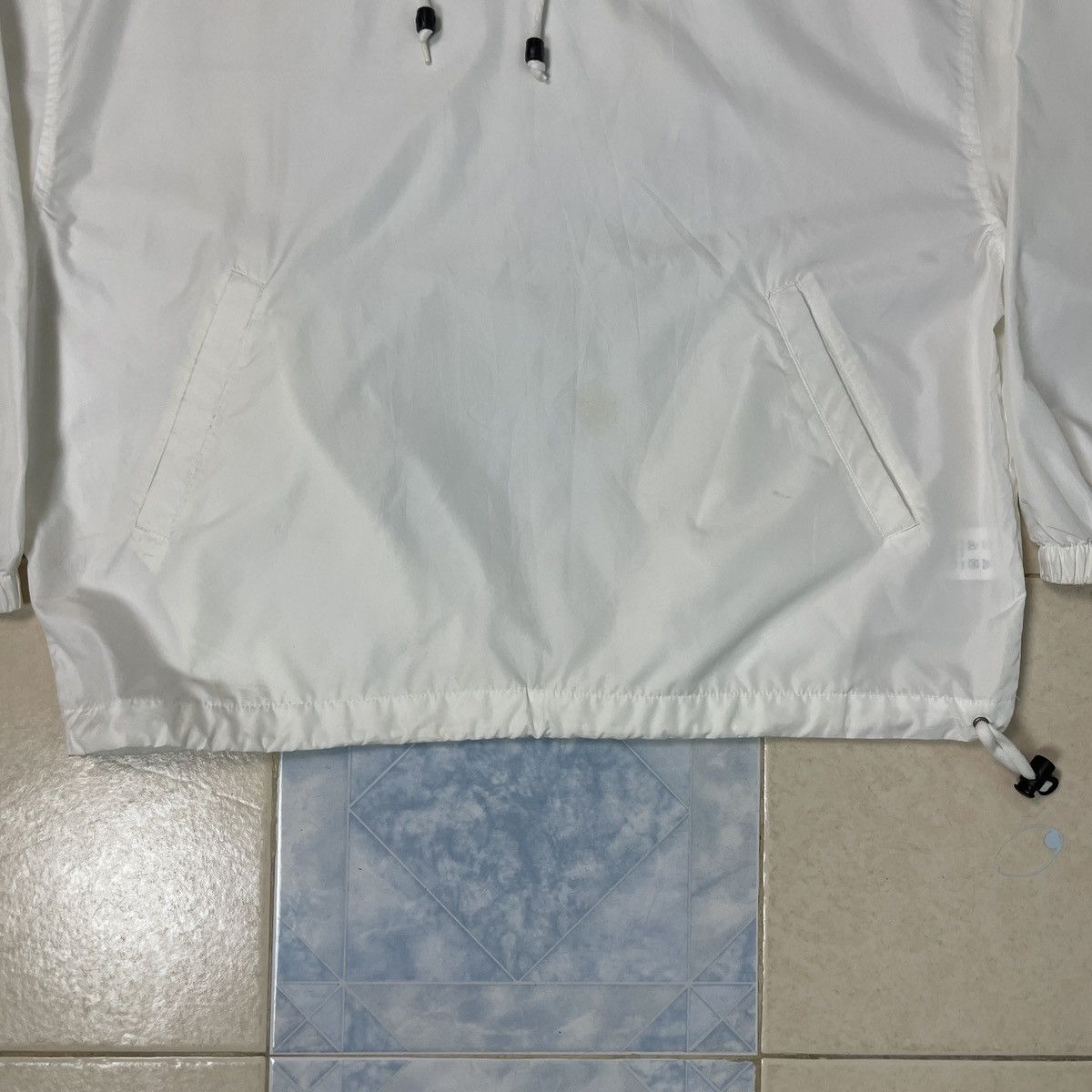 Nike 🔥LAST PRICE🔥 Nike Pullover White Plain Windbreaker Size US M / EU 48-50 / 2 - 6 Thumbnail
