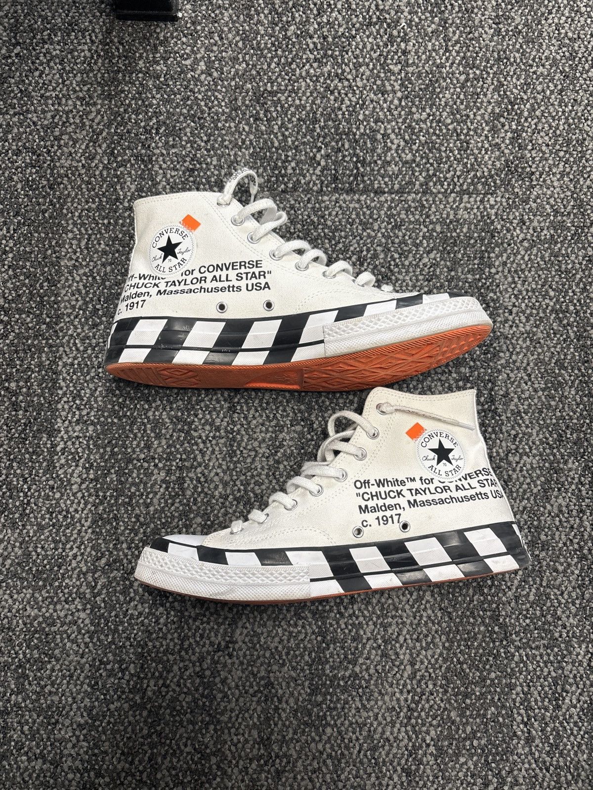 Converse × Nike × Off-White Off-White Chuck Taylor all-star Size US 10.5 / EU 43-44 - 4 Thumbnail