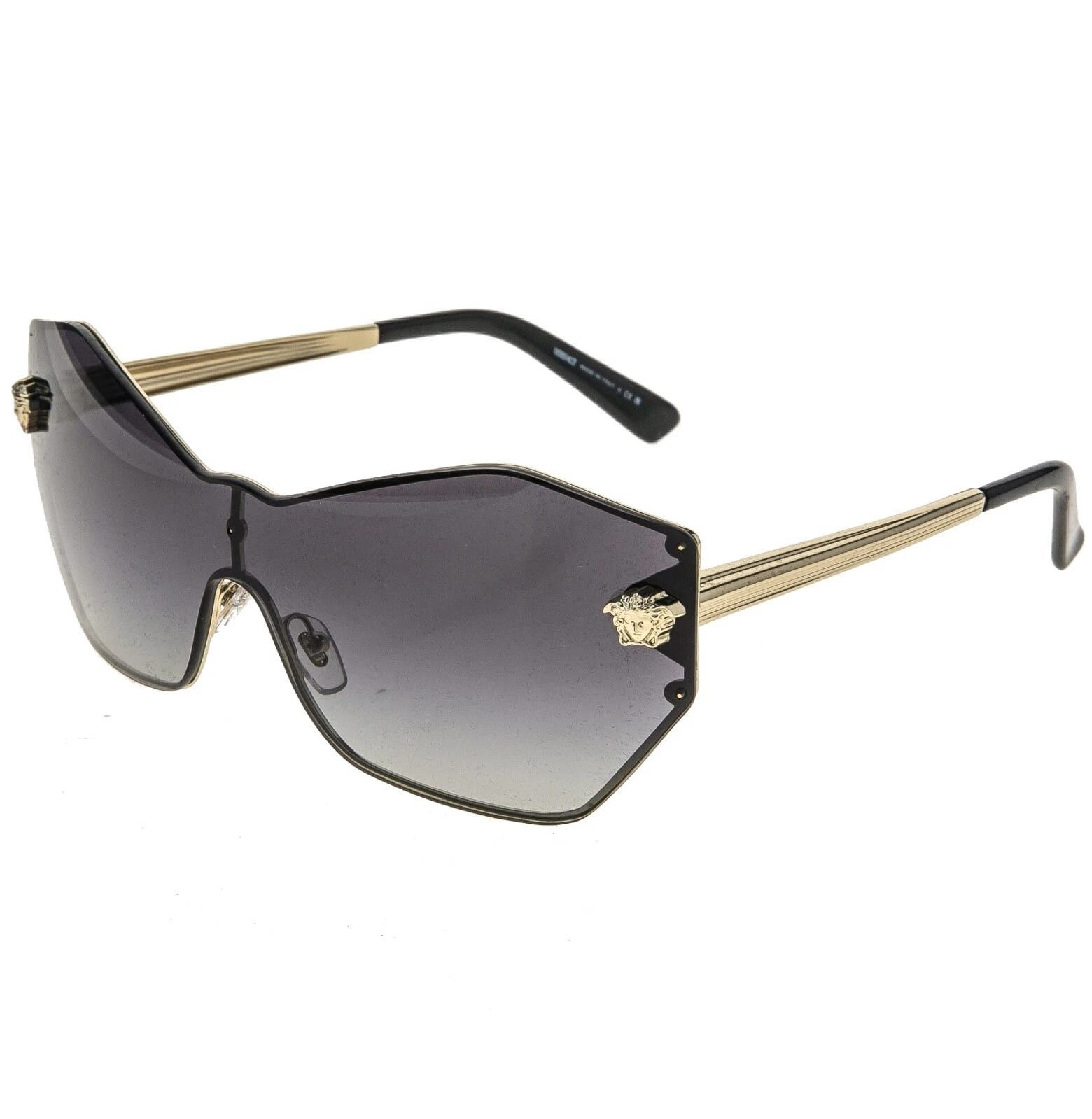 Versace VERSACE GLAM Stud Medusa Head 2182 Gray VE2182 Sunglasses Size ONE SIZE - 4 Thumbnail