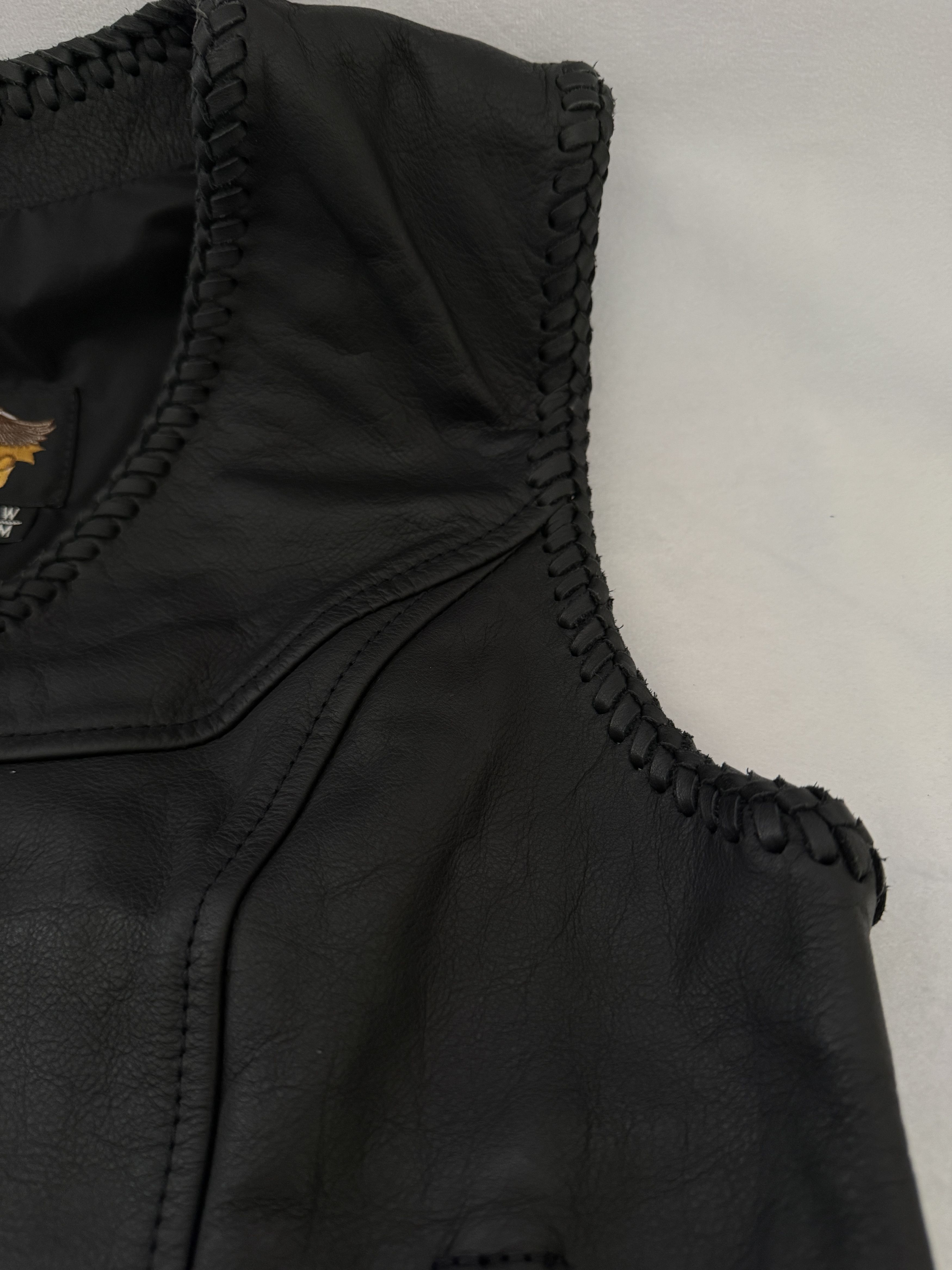 Harley Davidson Harely Davidson Willy G Leather Vest Med Size M / US 6-8 / IT 42-44 - 4 Thumbnail