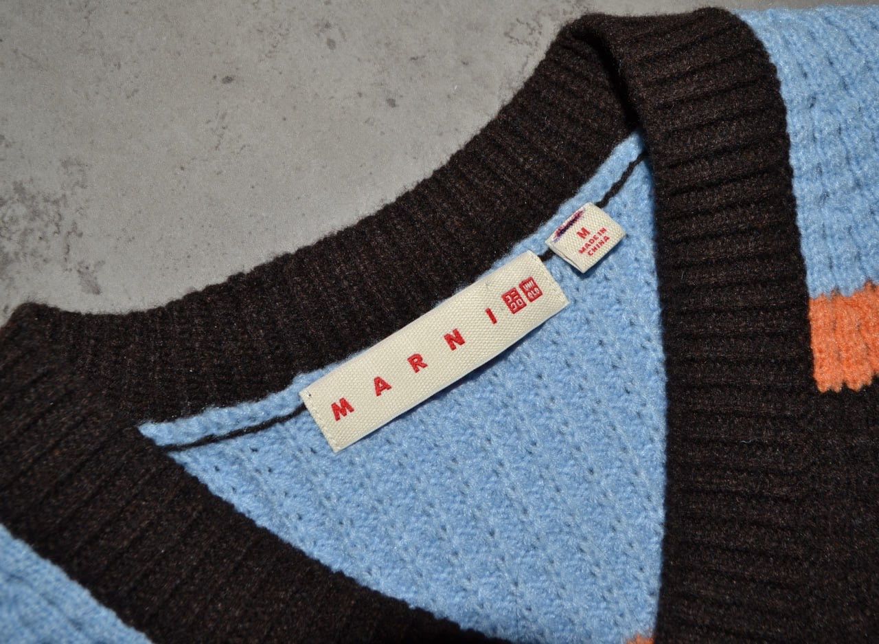 Marni MARNI UNIQLO POPCORN KNITTED V-NECK SWEATER VEST Size M Size M / US 6-8 / IT 42-44 - 9 Thumbnail