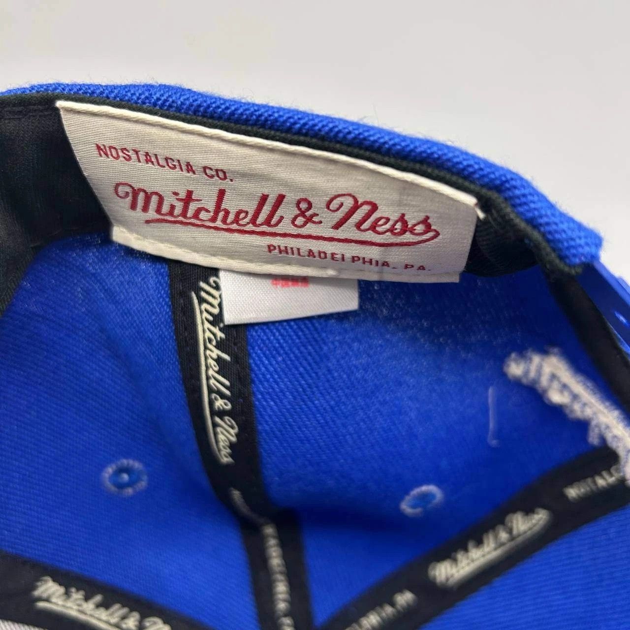 Mitchell & Ness Chicago Bulls NBA Hat Men Blue The Finals Snap Back Cap New Size ONE SIZE - 6 Thumbnail