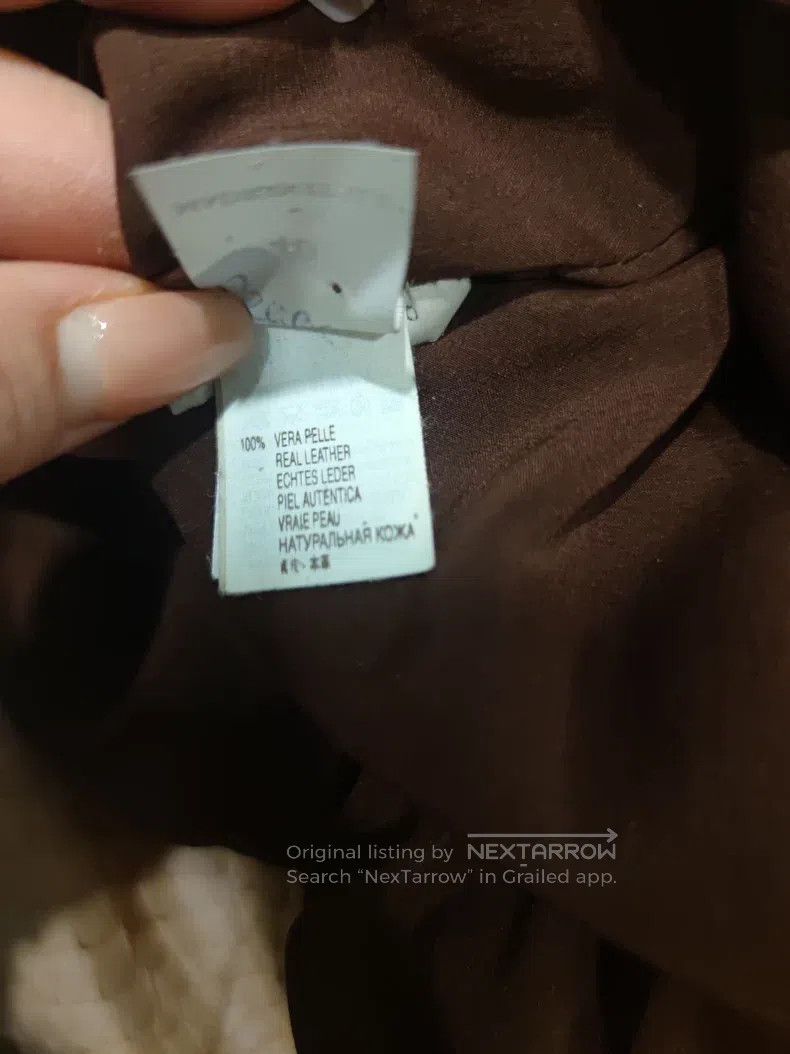 Brunello Cucinelli Brunello Cucinelli Leather vest, coffee color Size XS / US 0-2 / IT 36-38 - 9 Thumbnail