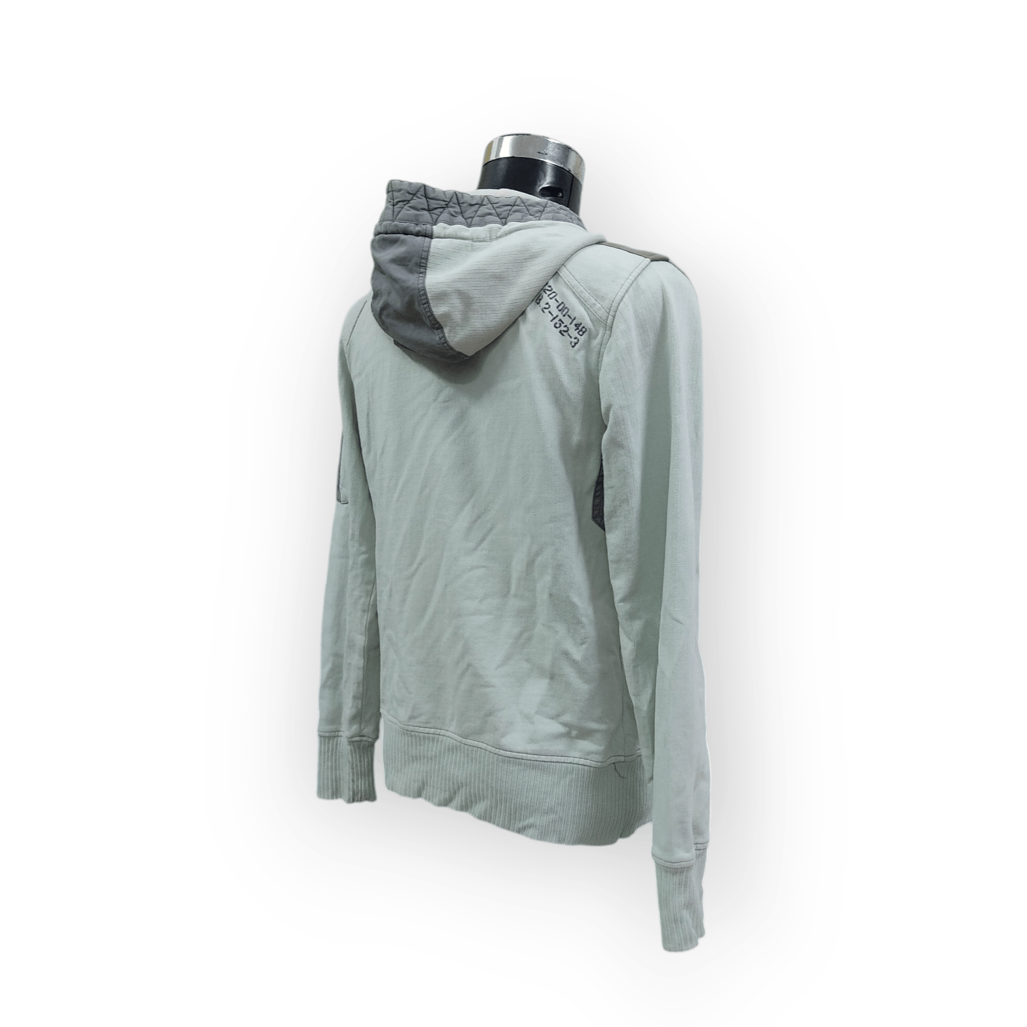 Avirex Avirex Type Military Light Grey Zipper Hooded Jacket Size US M / EU 48-50 / 2 - 6 Thumbnail