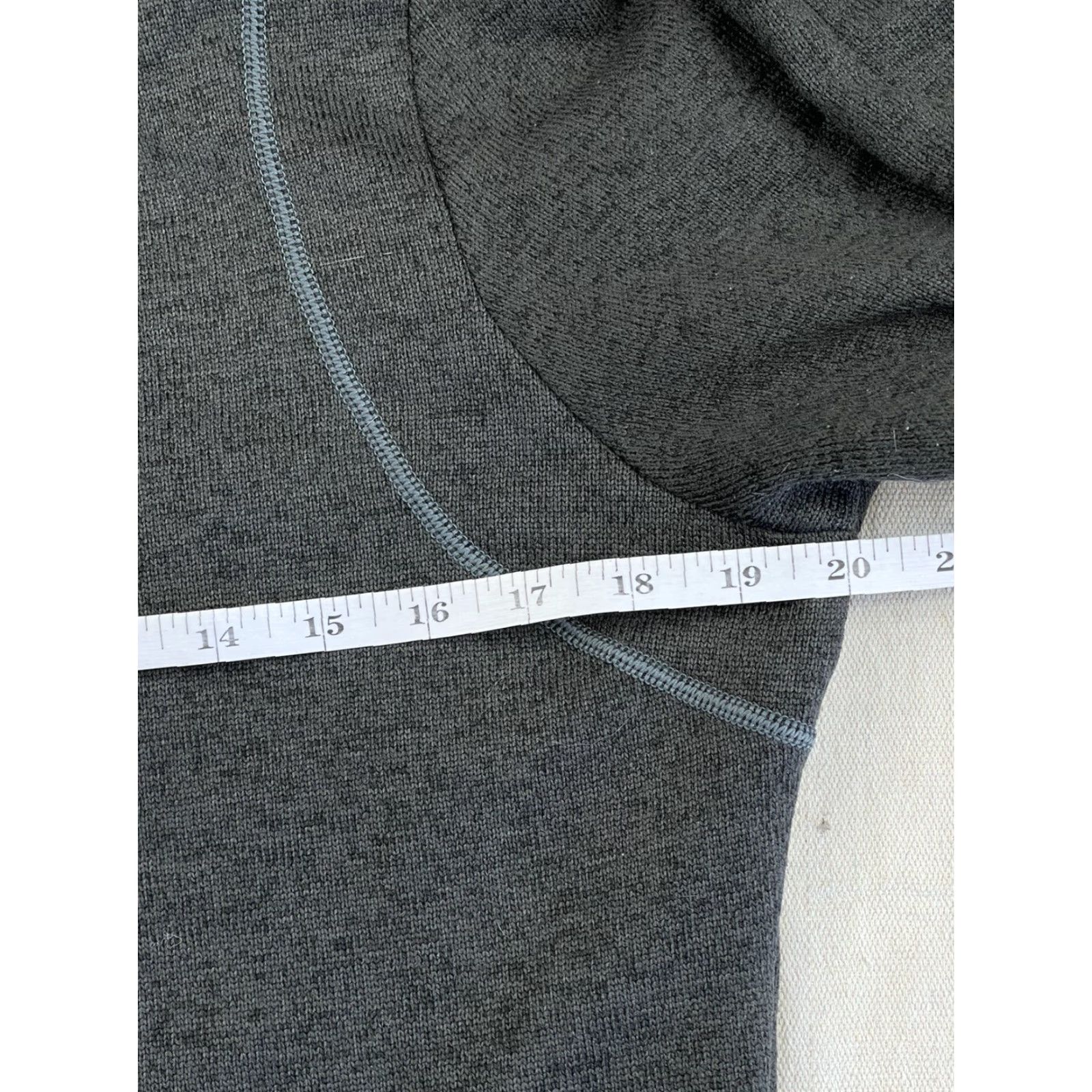 Nomad Nomad Slaysman 1/4 Zip Fleece Synchilla Ski Hiking Sz L Dark Gray Mock Sweatshirt Mens Size L / US 10 / IT 46 - 5 Thumbnail