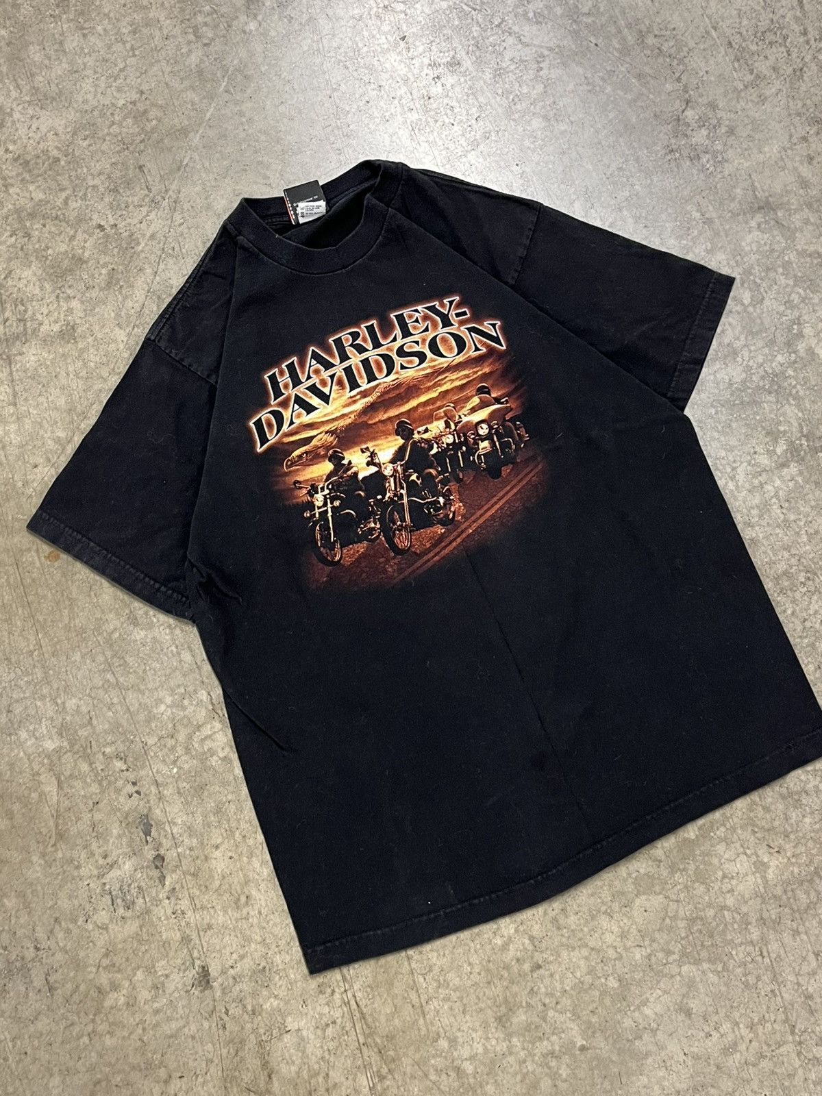 Harley Davidson × Vintage Harley Davidson vintage biker tee streetwear hype skater Size US XL / EU 56 / 4 - 1 Thumbnail