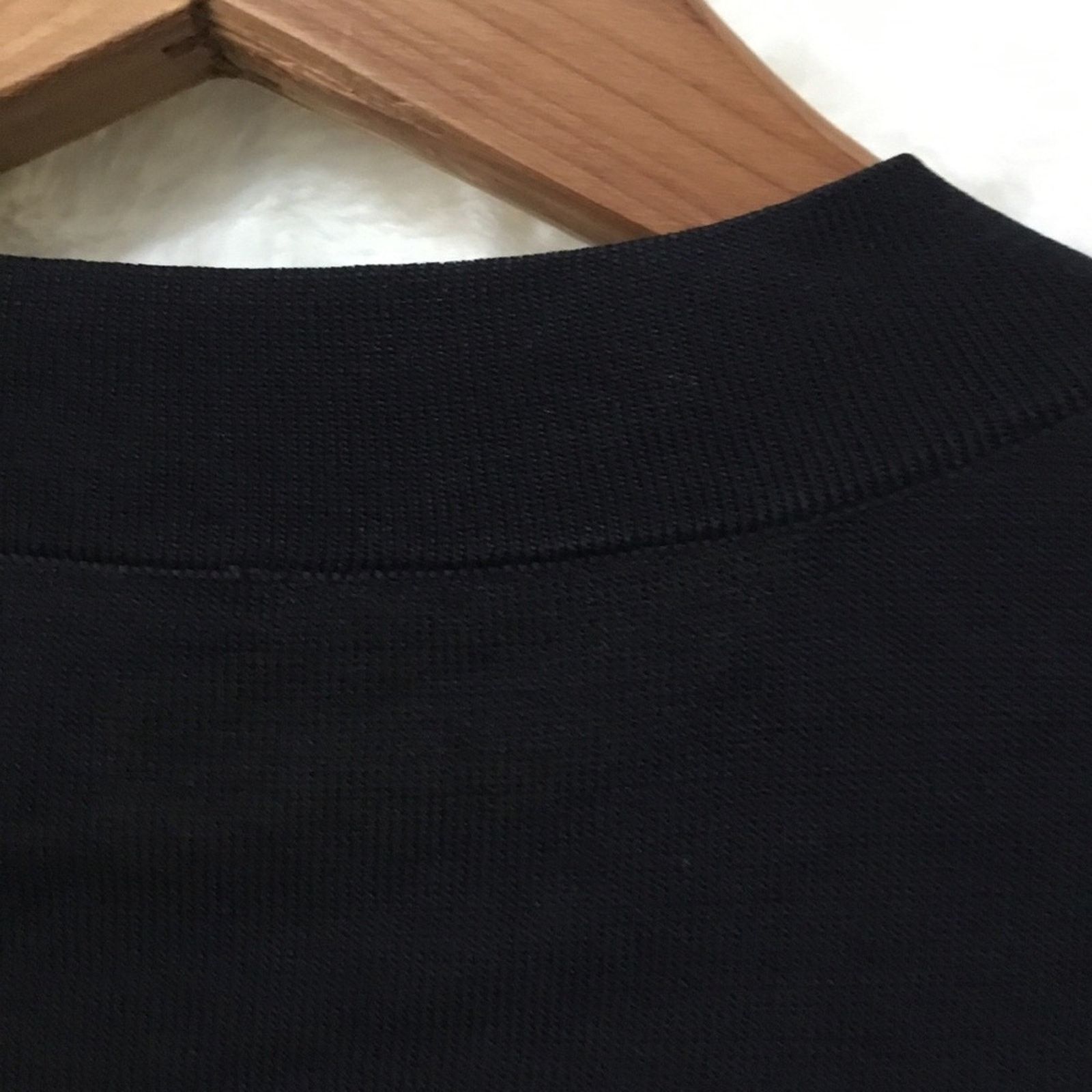 Cos COS Black Stretchy Dress with White Trim On Pleated Cuffs Size XS / US 0-2 / IT 36-38 - 11 Thumbnail