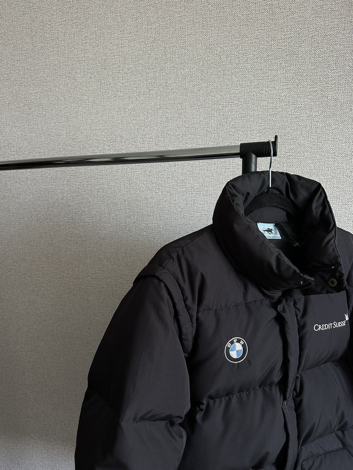 Vintage Vintage St. Moritz BMW White Turf Vintage Down Jacket Size US L / EU 52-54 / 3 - 2 Thumbnail