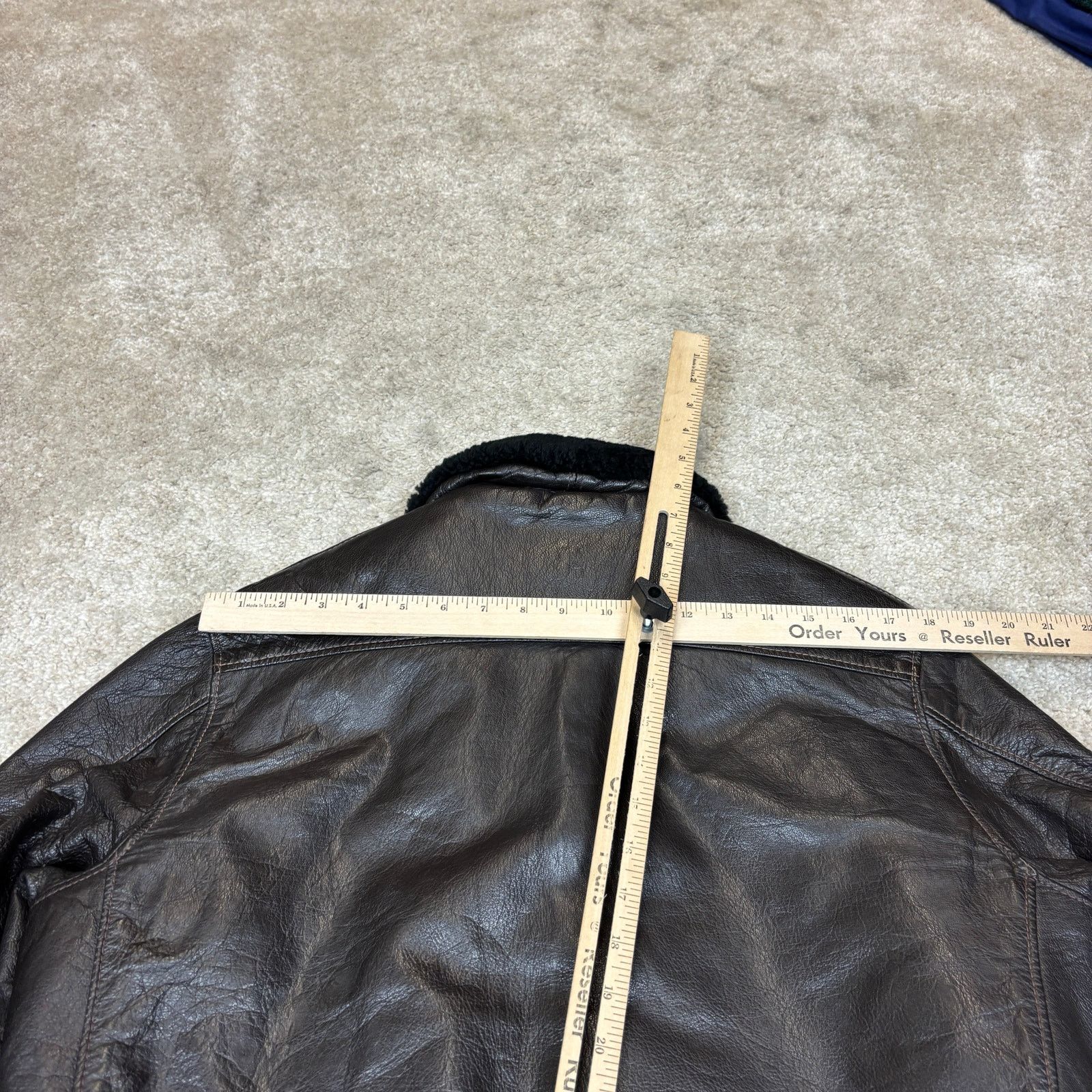 L.L. Bean Vintage 60s LL Bean Goatskin Leather Lambswool Jacket L Size US L / EU 52-54 / 3 - 9 Thumbnail