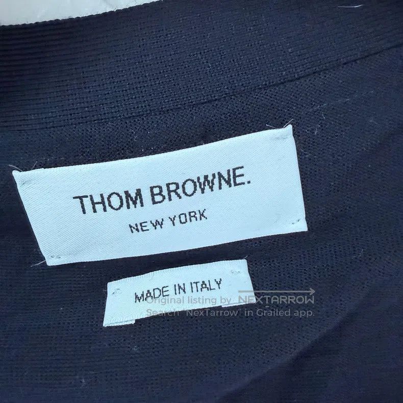 Thom Browne Thom Browne Black Wool Open-Cardigan Size US XL / EU 56 / 4 - 3 Thumbnail