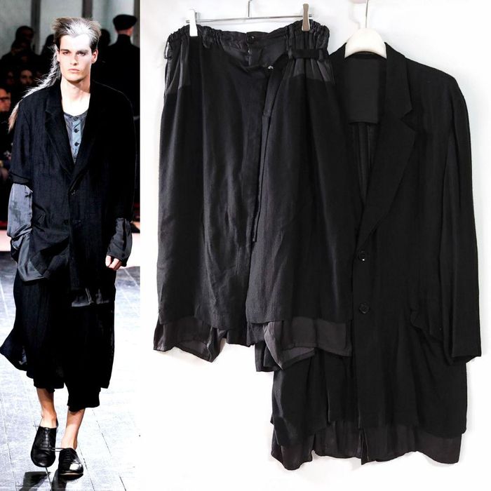 Yohji Yamamoto yohji yamamoto pour homme 14ss setup | Grailed