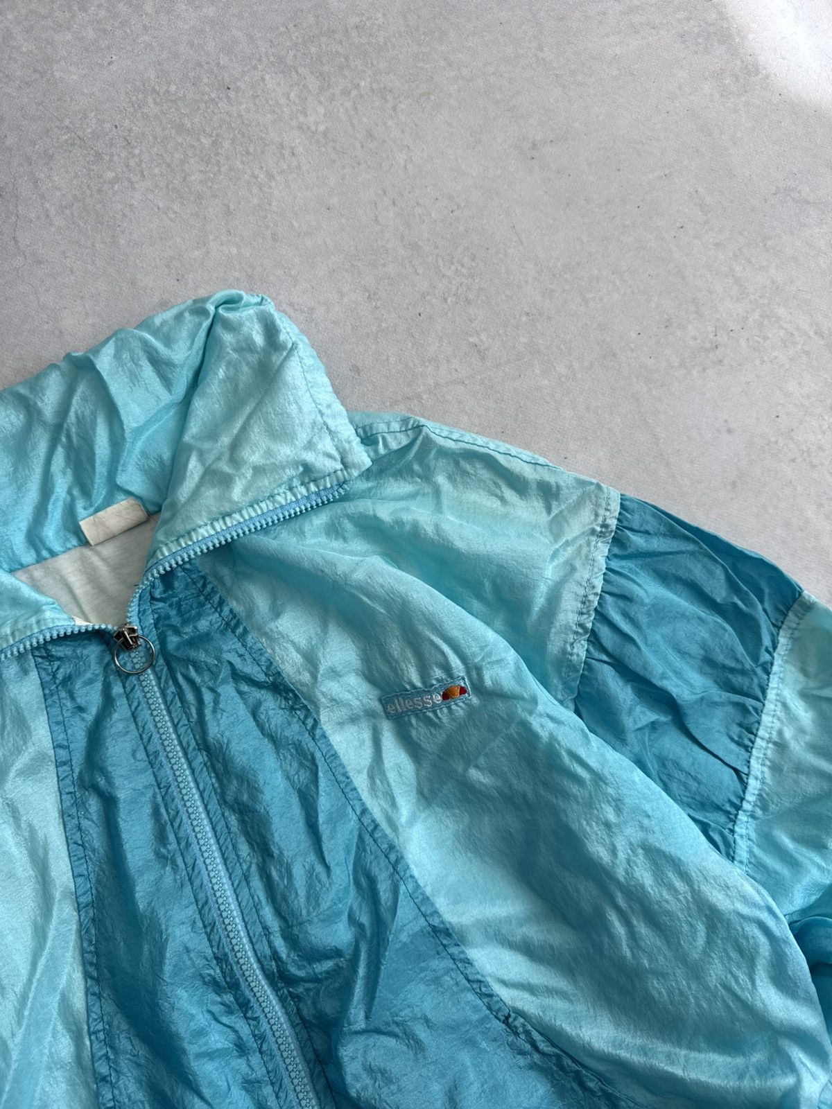 Ellesse Vintage Ellesse 90’s Nylon Women’s Rare Zip Track Jacket Size L / US 10 / IT 46 - 6 Thumbnail